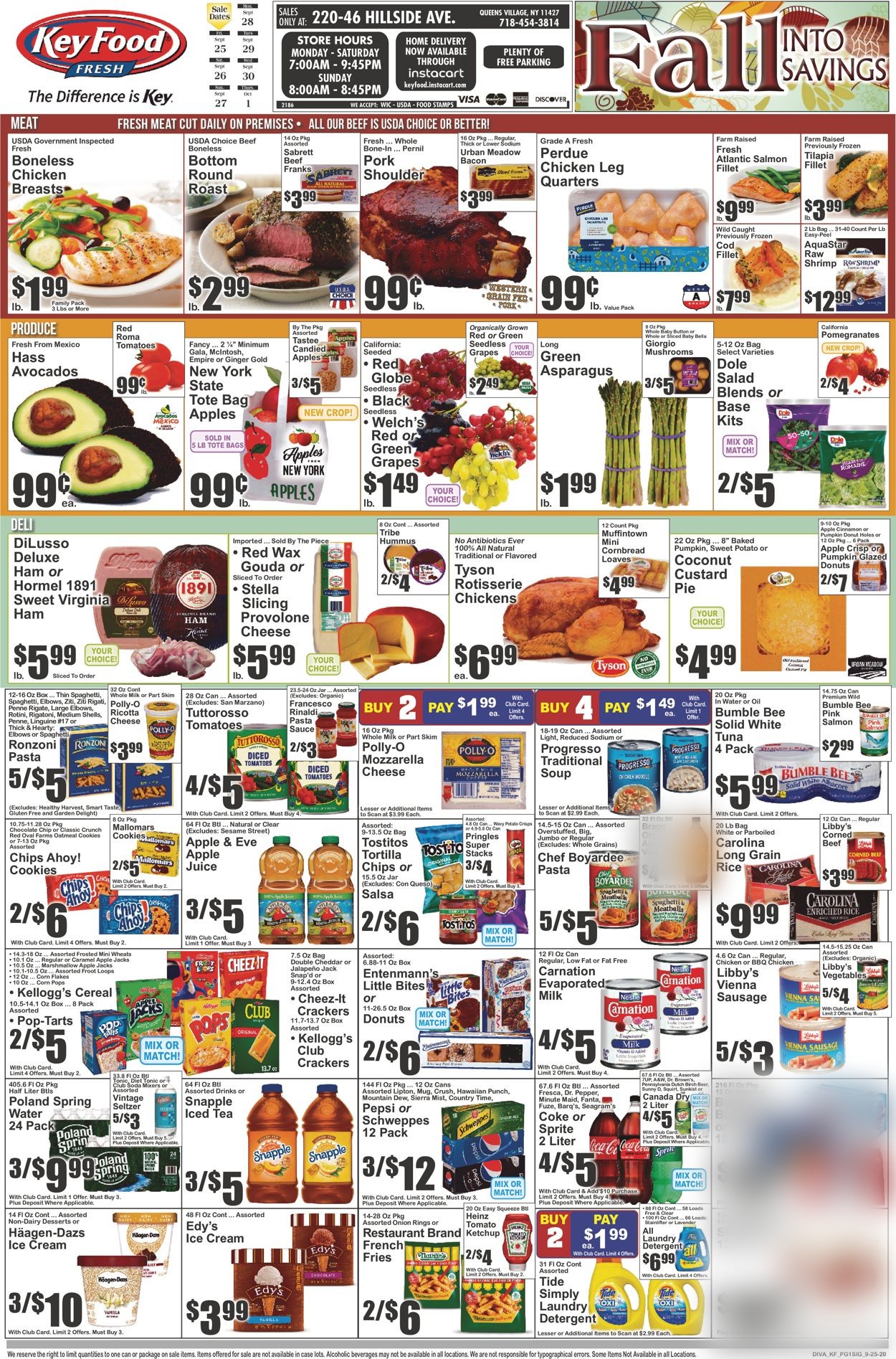 Key Food Ad from 09/25/2020