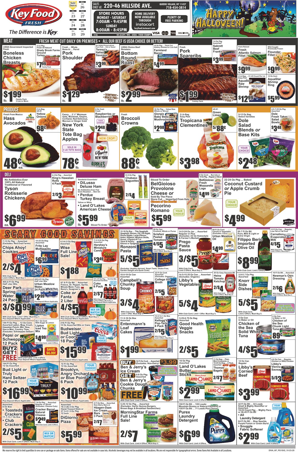 Key Food Ad from 10/23/2020