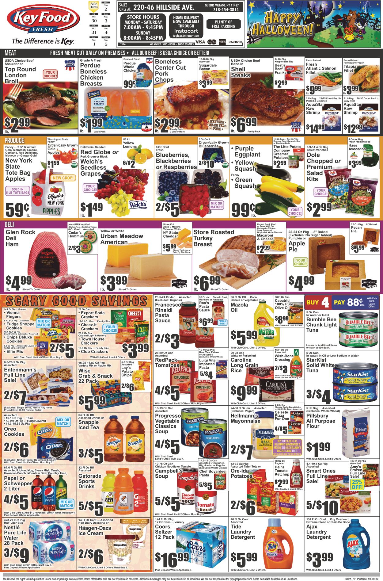 Key Food Ad from 10/30/2020