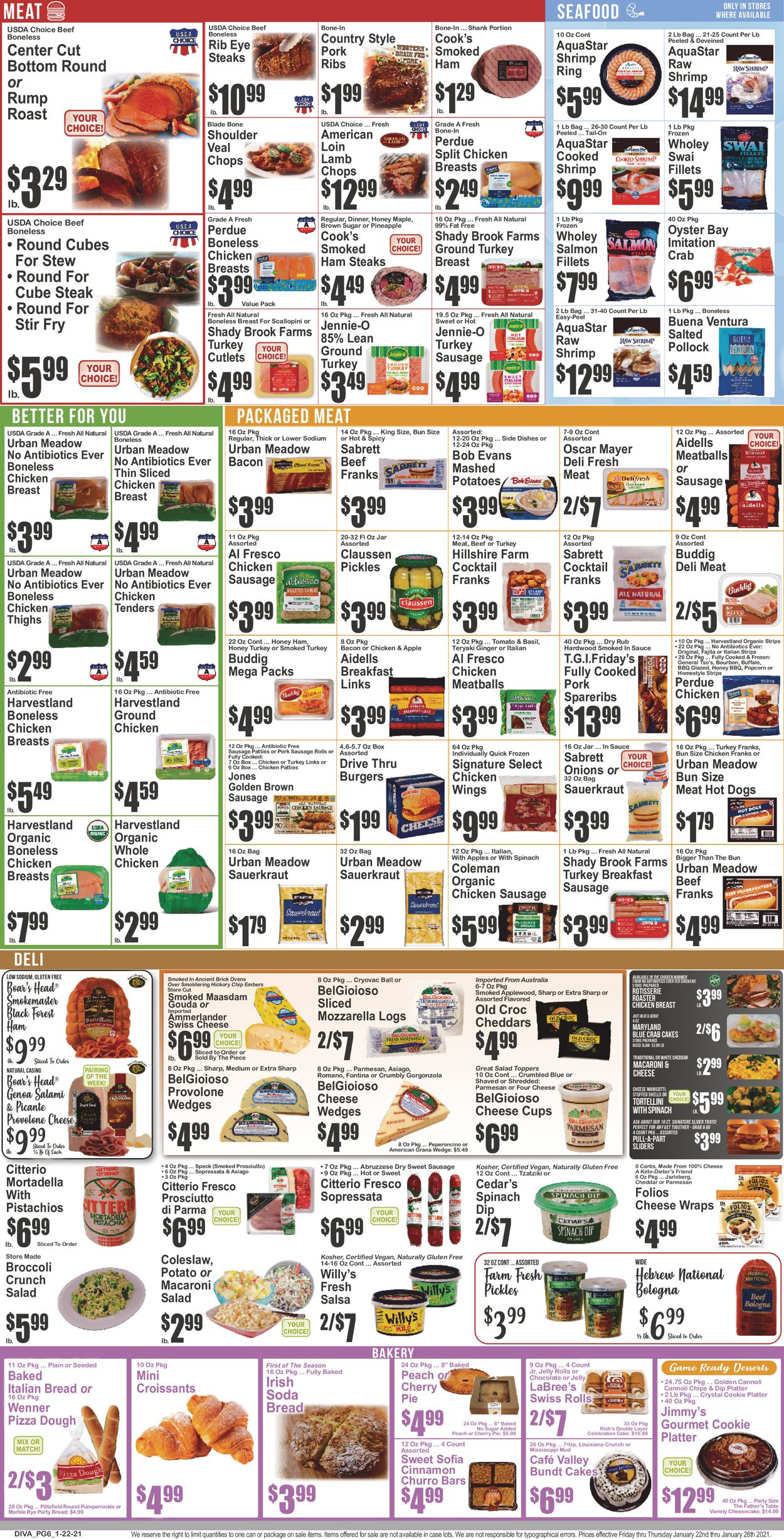 Key Food Ad from 01/22/2021