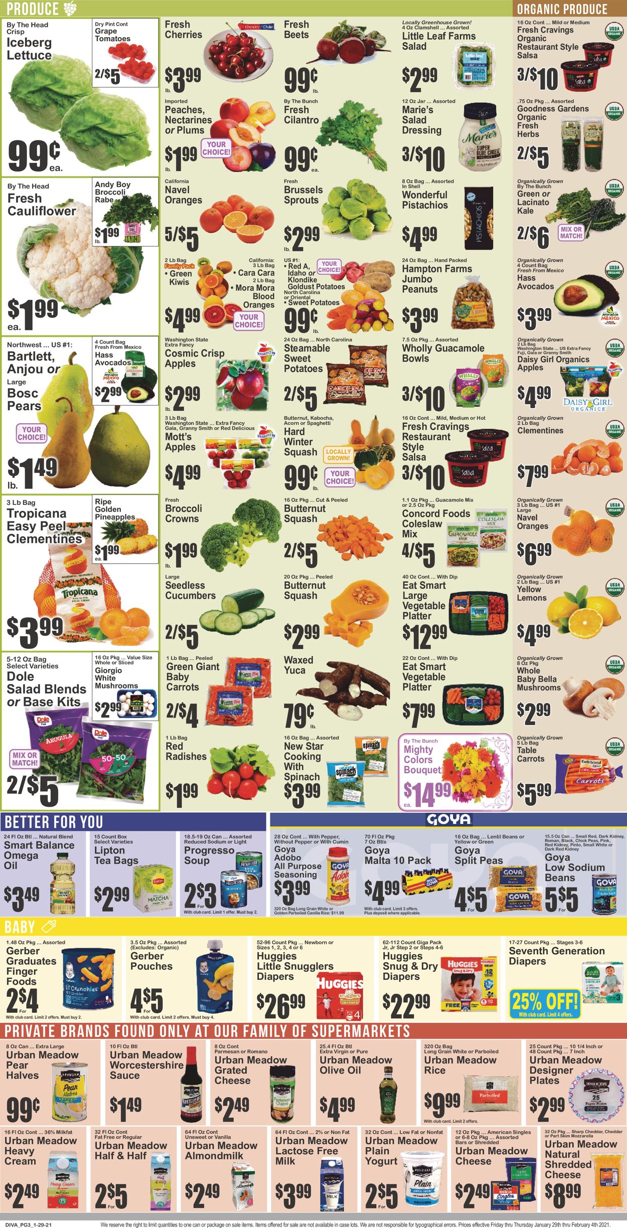 Key Food Ad from 01/29/2021