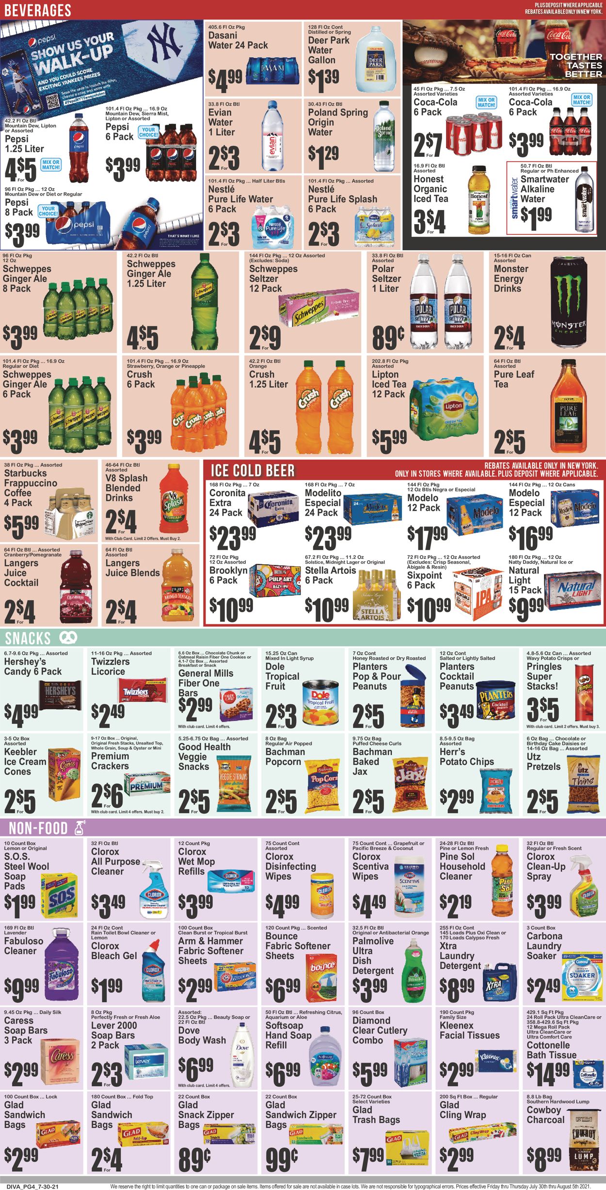 Key Food Ad from 07/30/2021