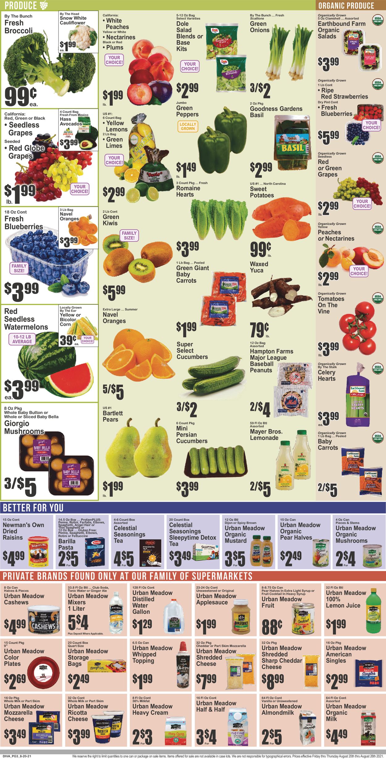 Key Food Ad from 08/20/2021