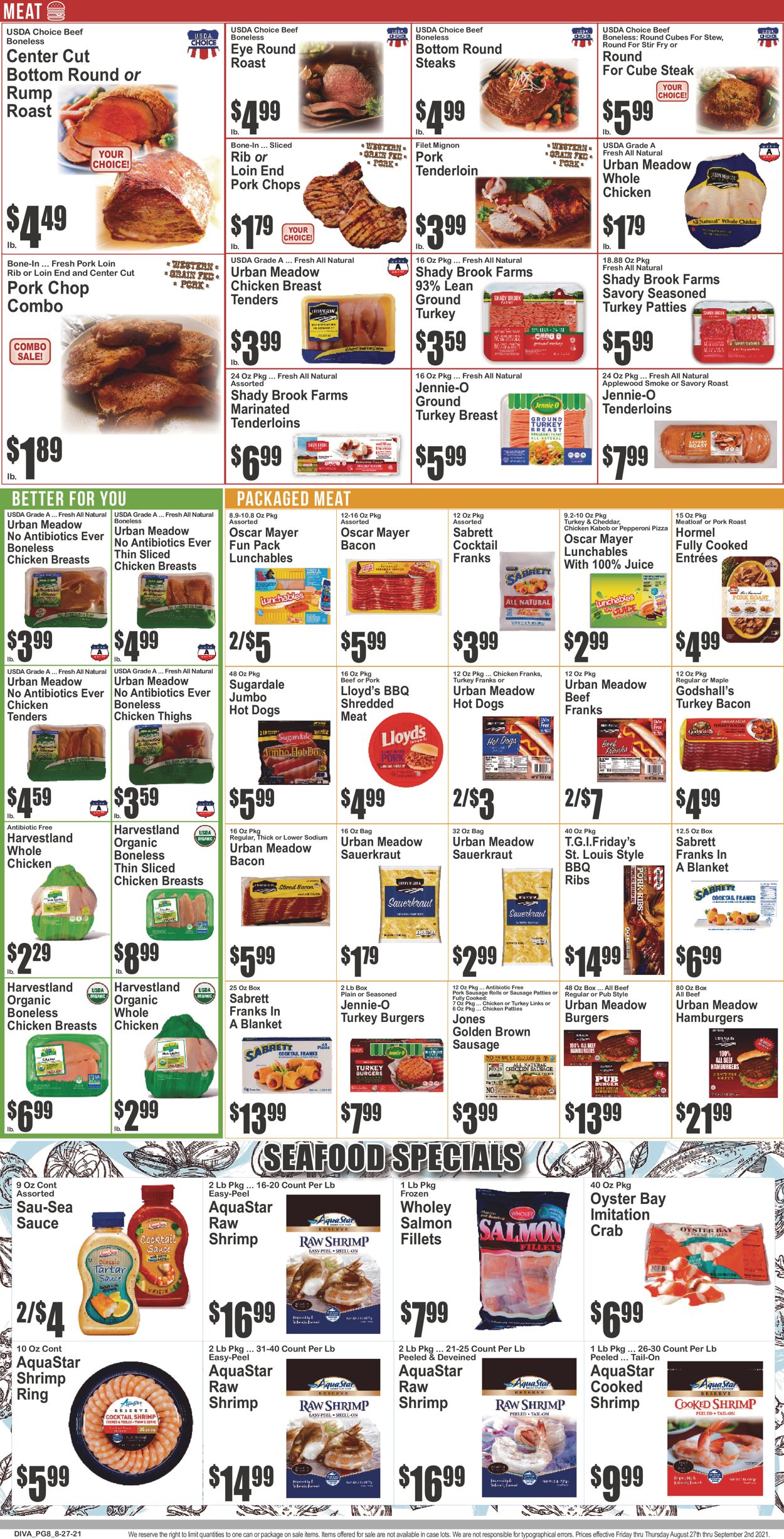 Key Food Ad from 08/27/2021