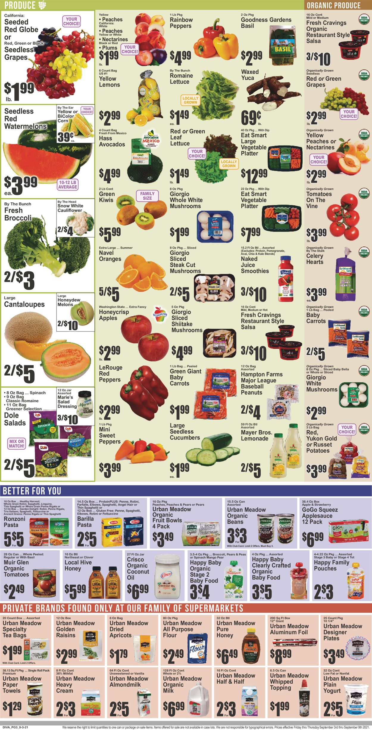 Key Food Ad from 09/03/2021
