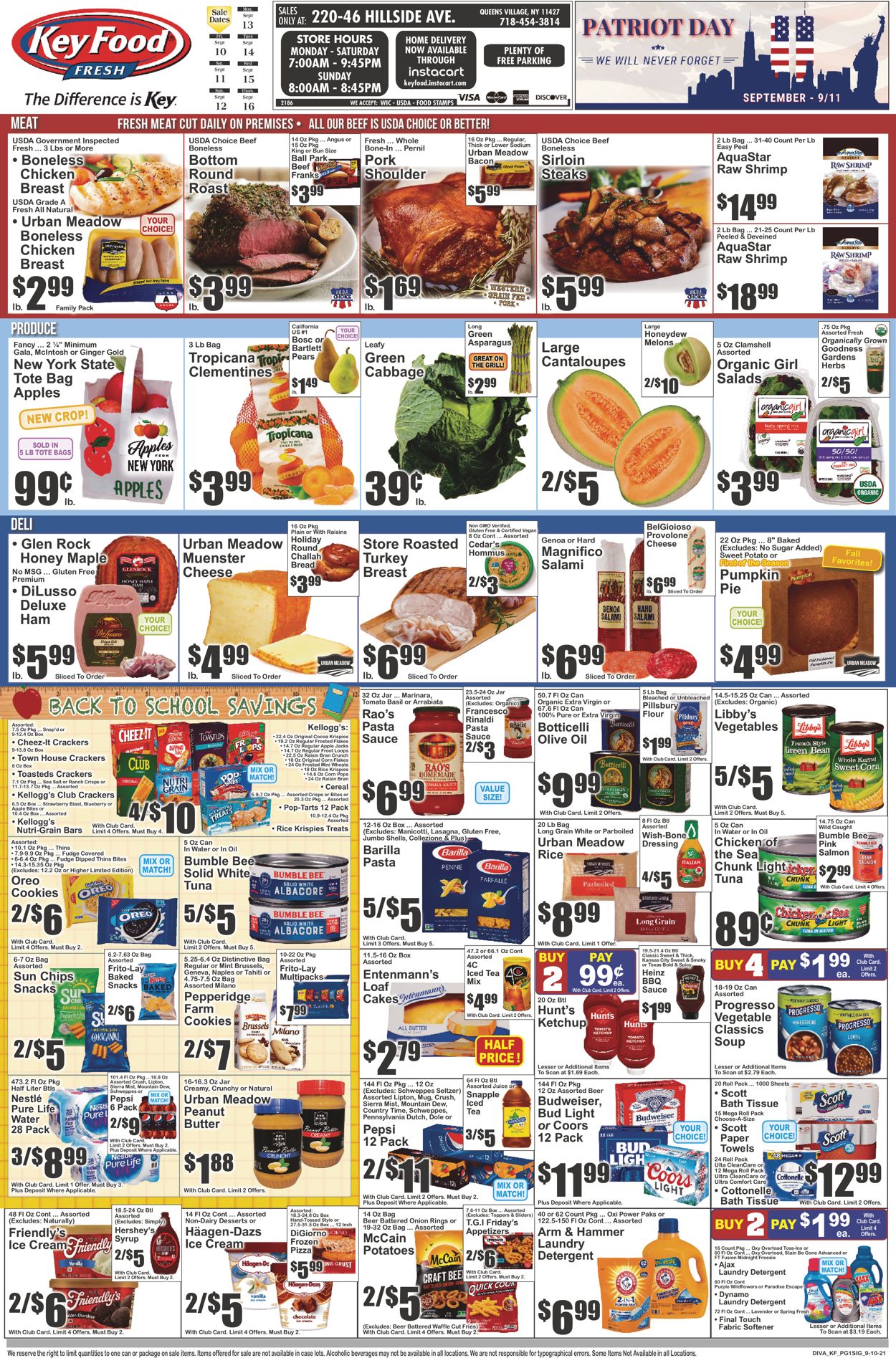 Key Food Ad from 09/10/2021