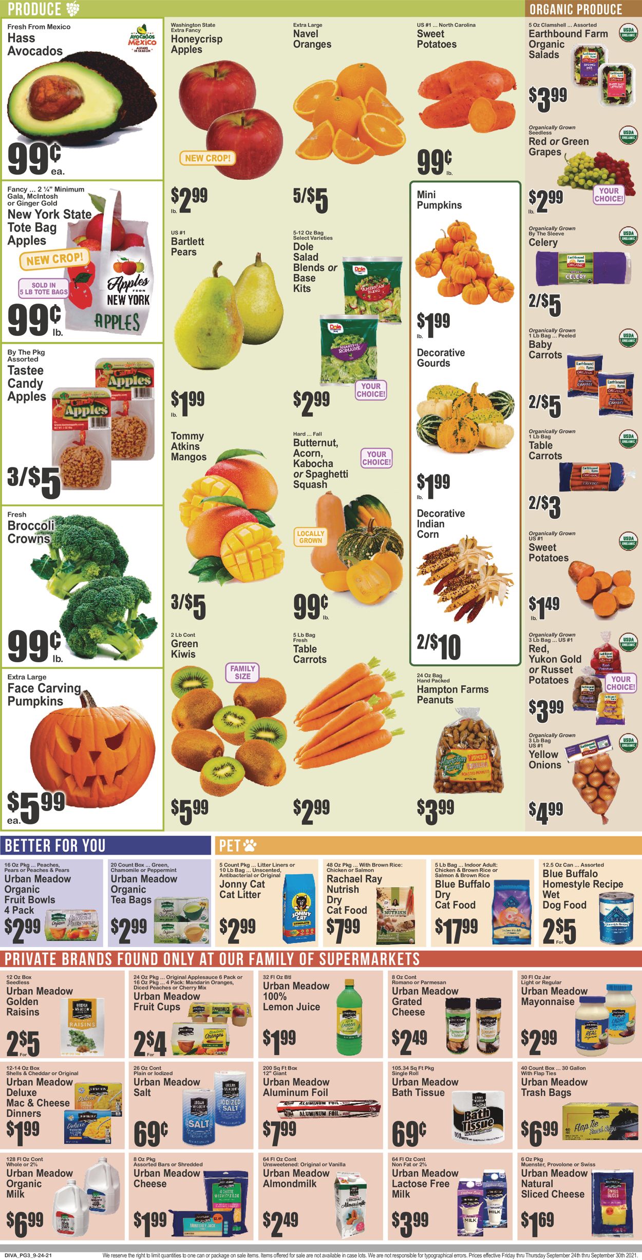 Key Food Ad from 09/24/2021