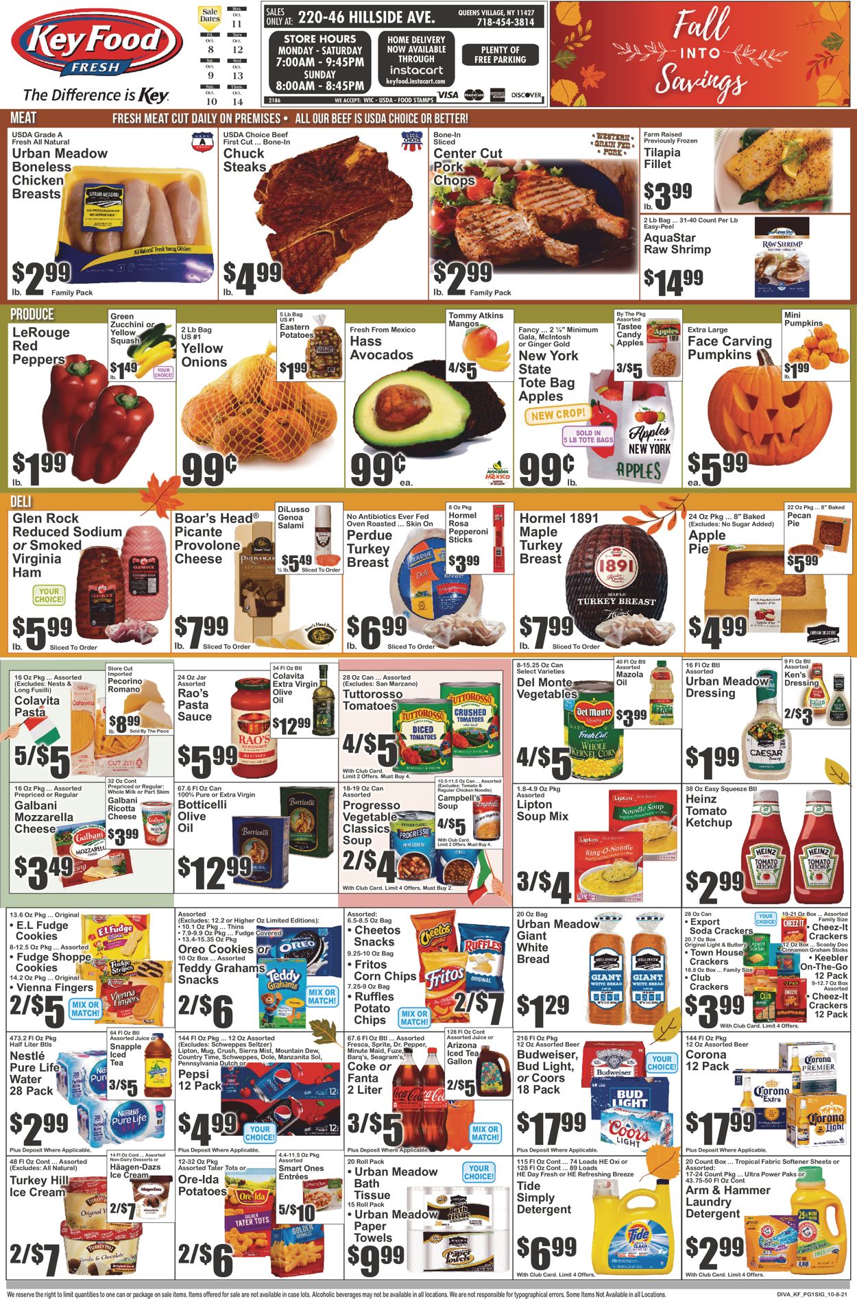 Key Food Ad from 10/08/2021