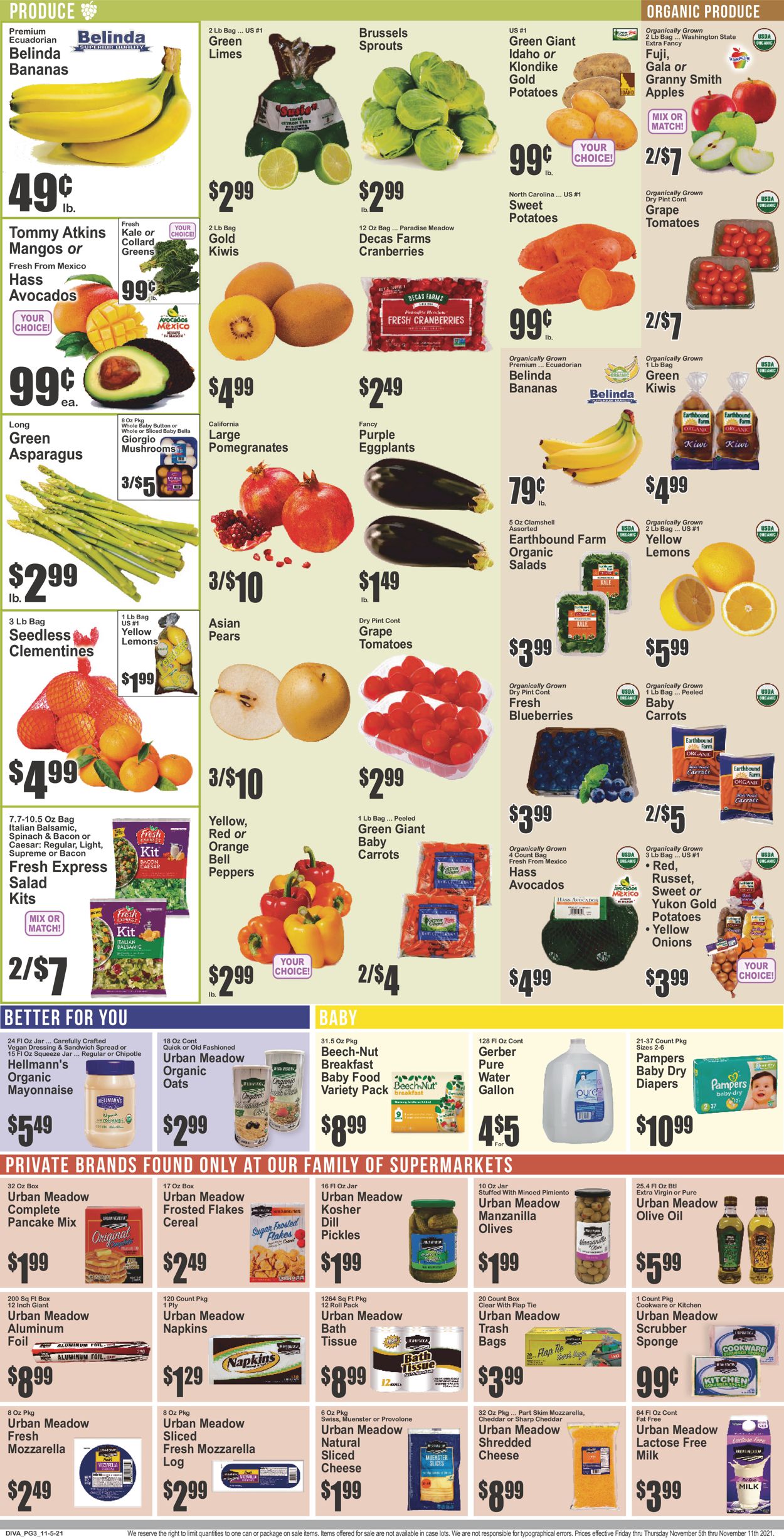 Key Food Ad from 11/05/2021
