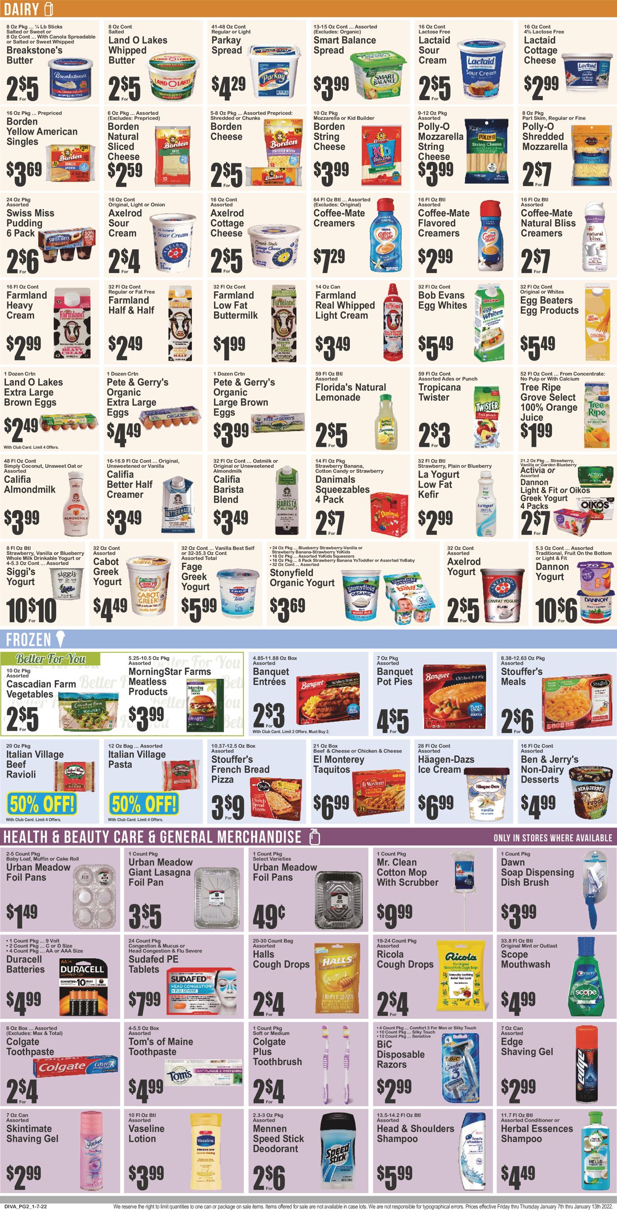 Key Food Ad from 01/07/2022
