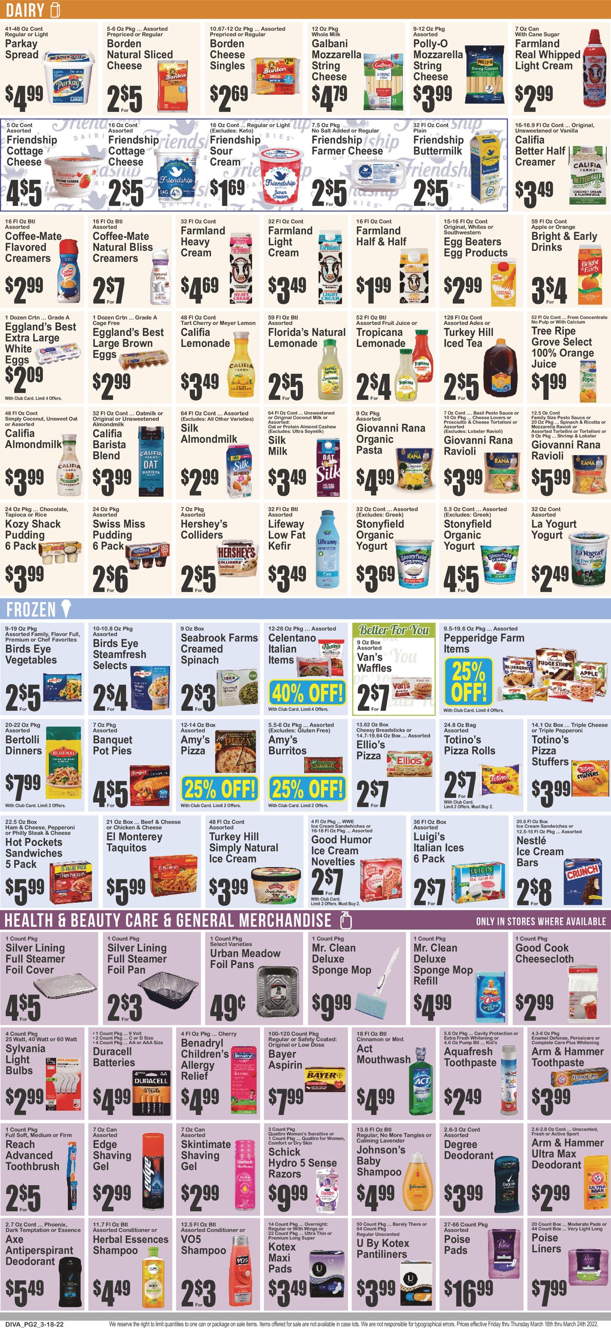 Key Food Ad from 03/18/2022