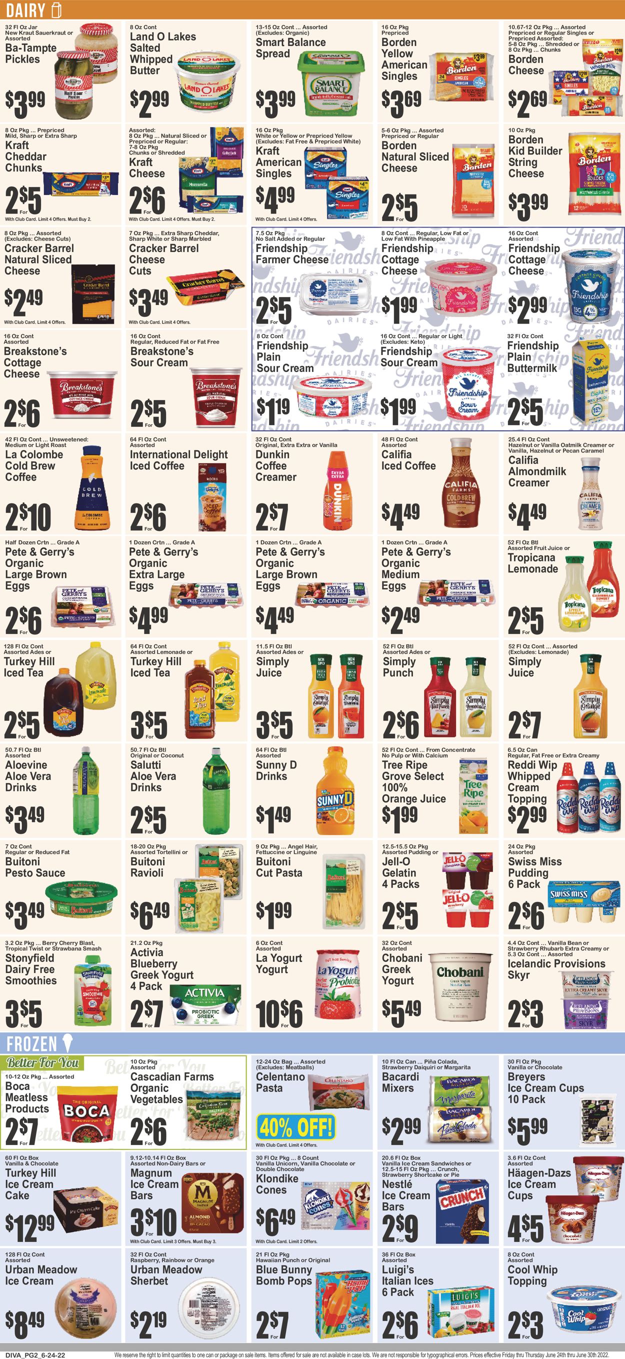 Key Food Ad from 06/24/2022