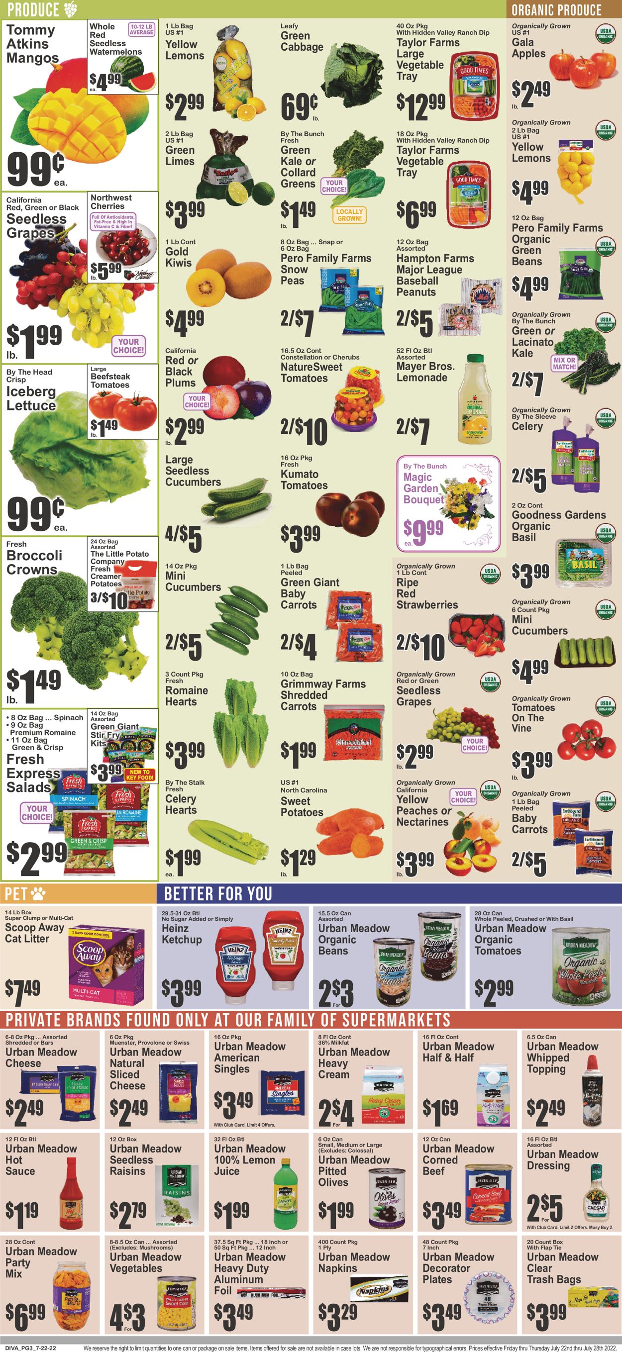 Key Food Ad from 07/22/2022