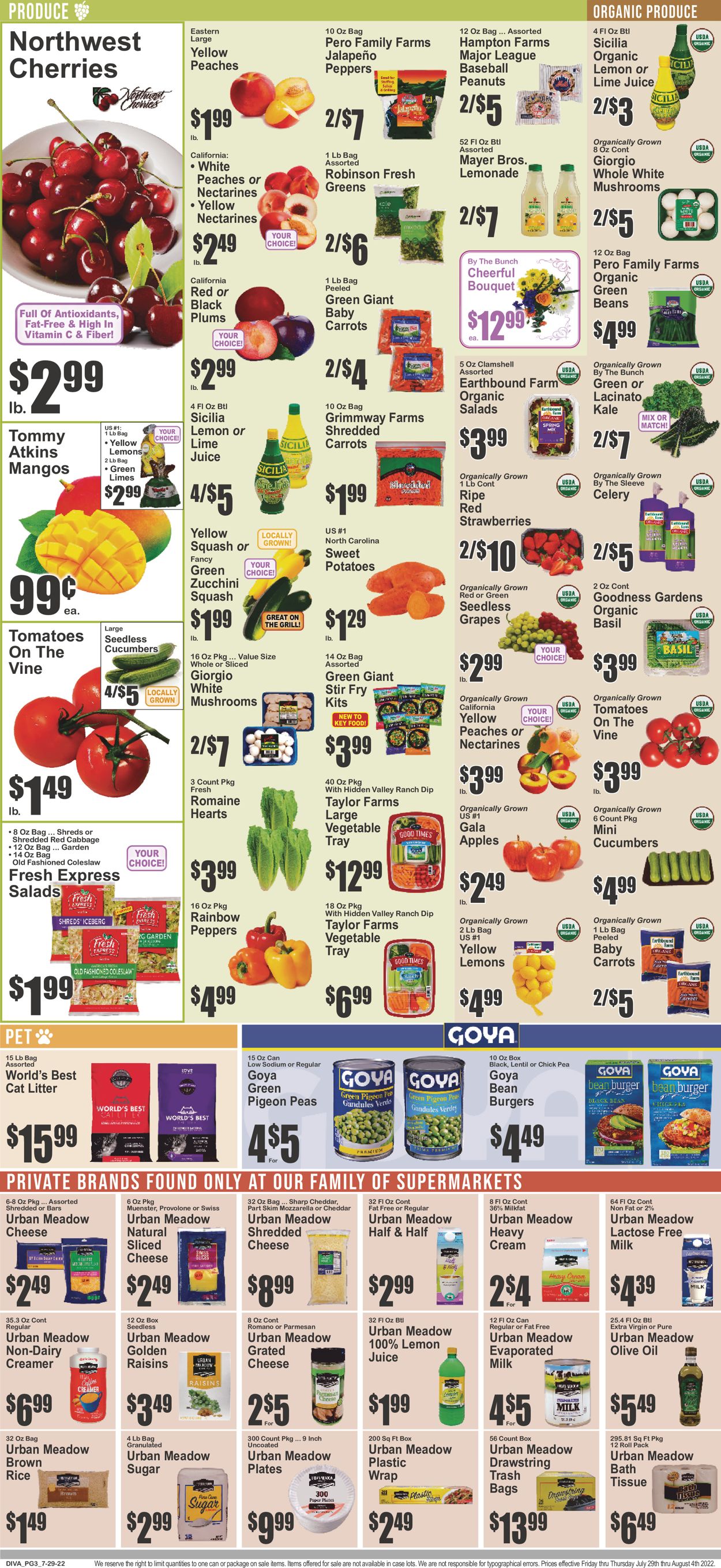Key Food Ad from 07/29/2022