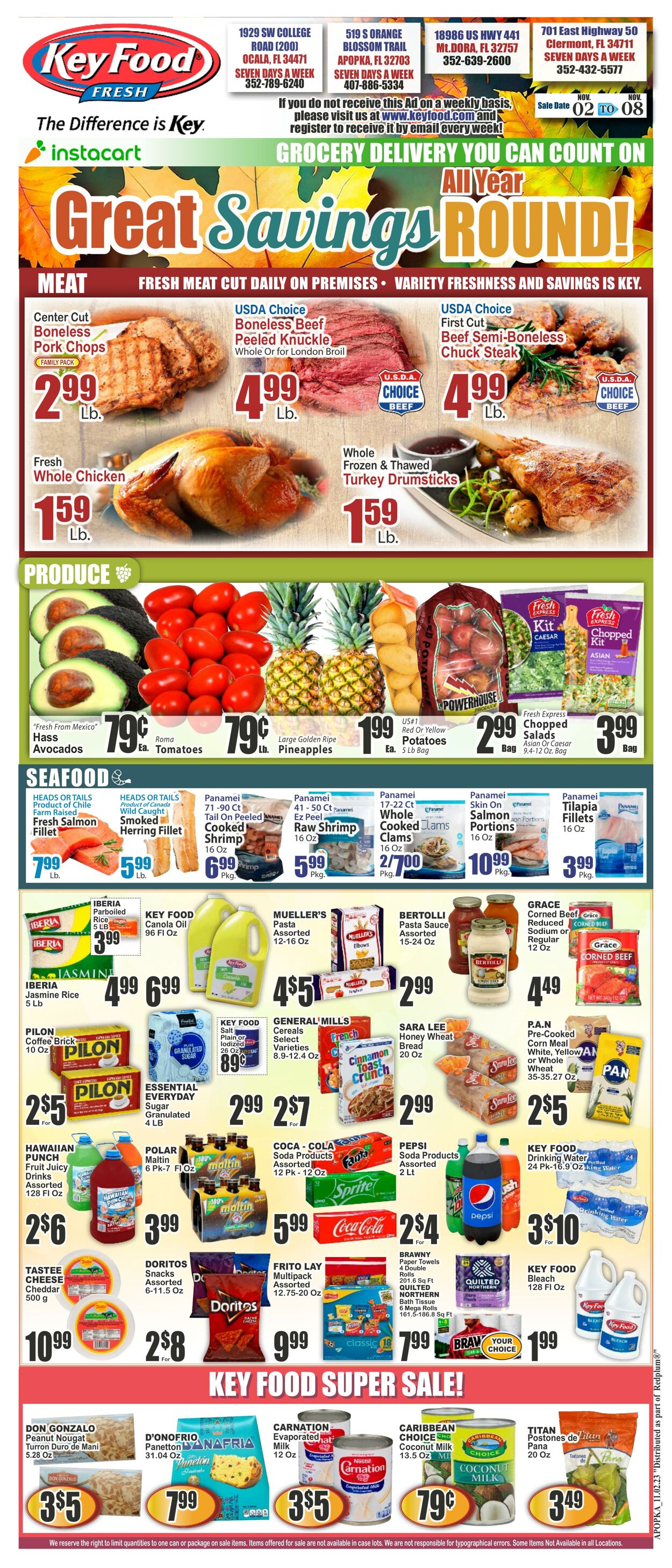 Key Food Ad from 11/02/2023