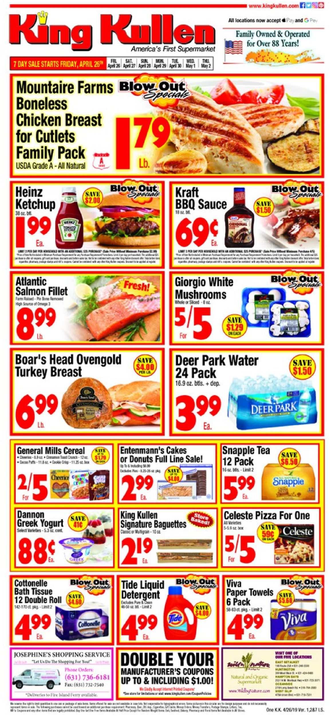 King Kullen Ad from 04/26/2019