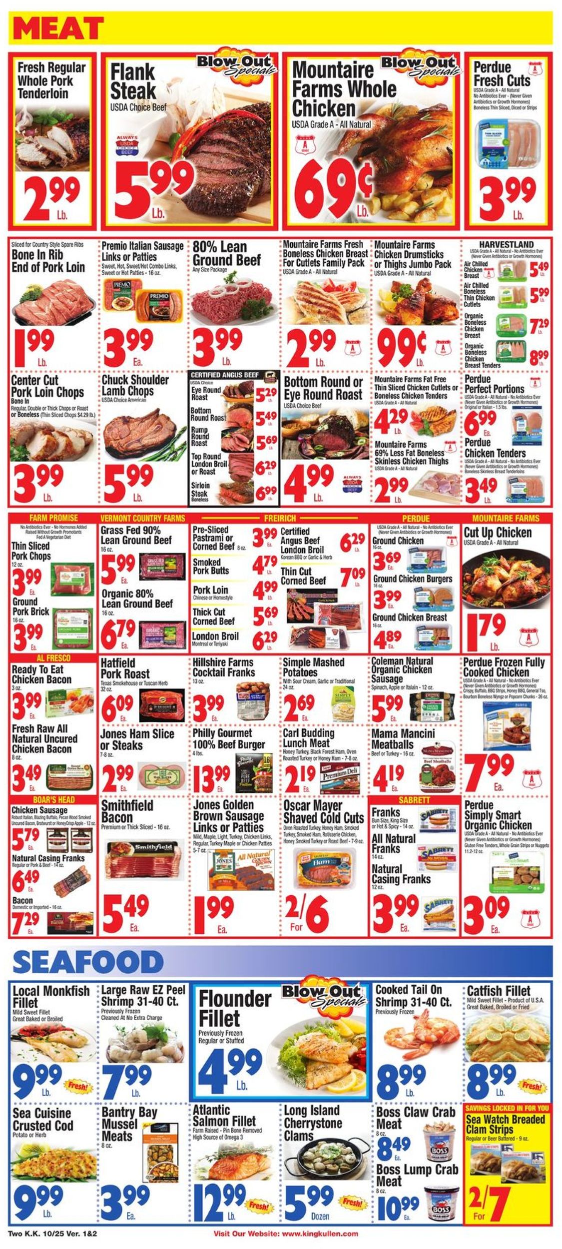 King Kullen Ad from 10/25/2019