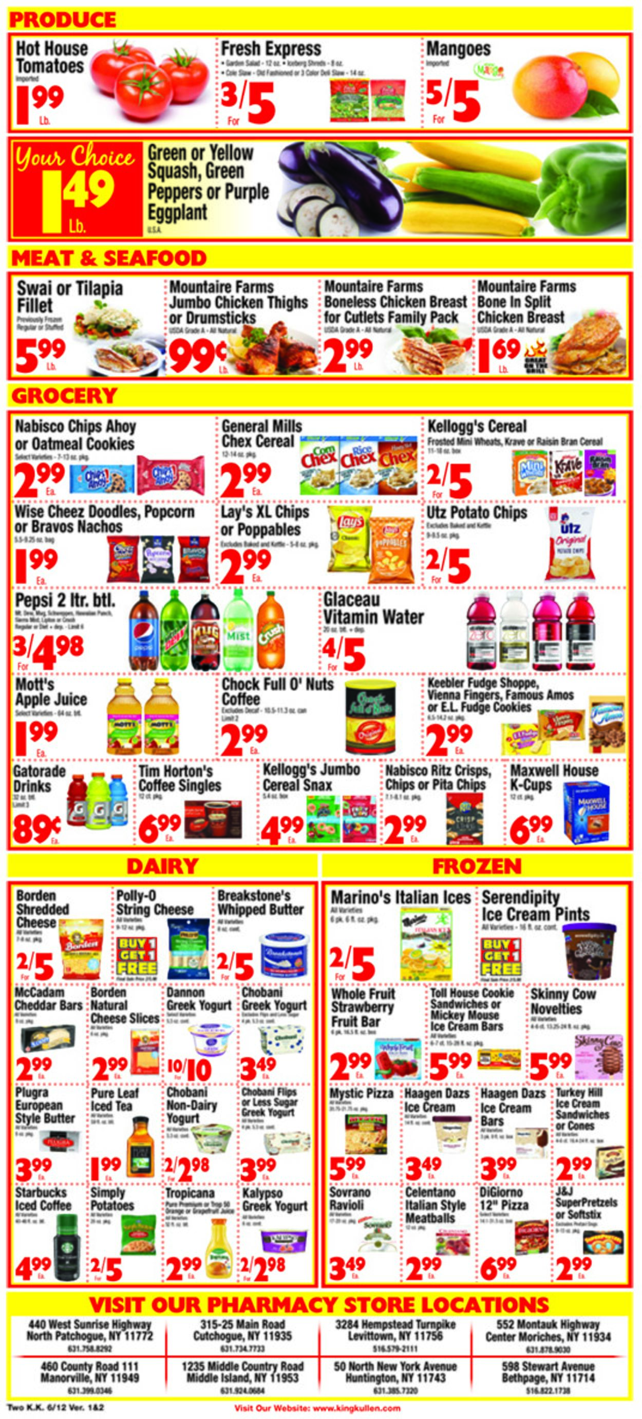 King Kullen Ad from 06/12/2020