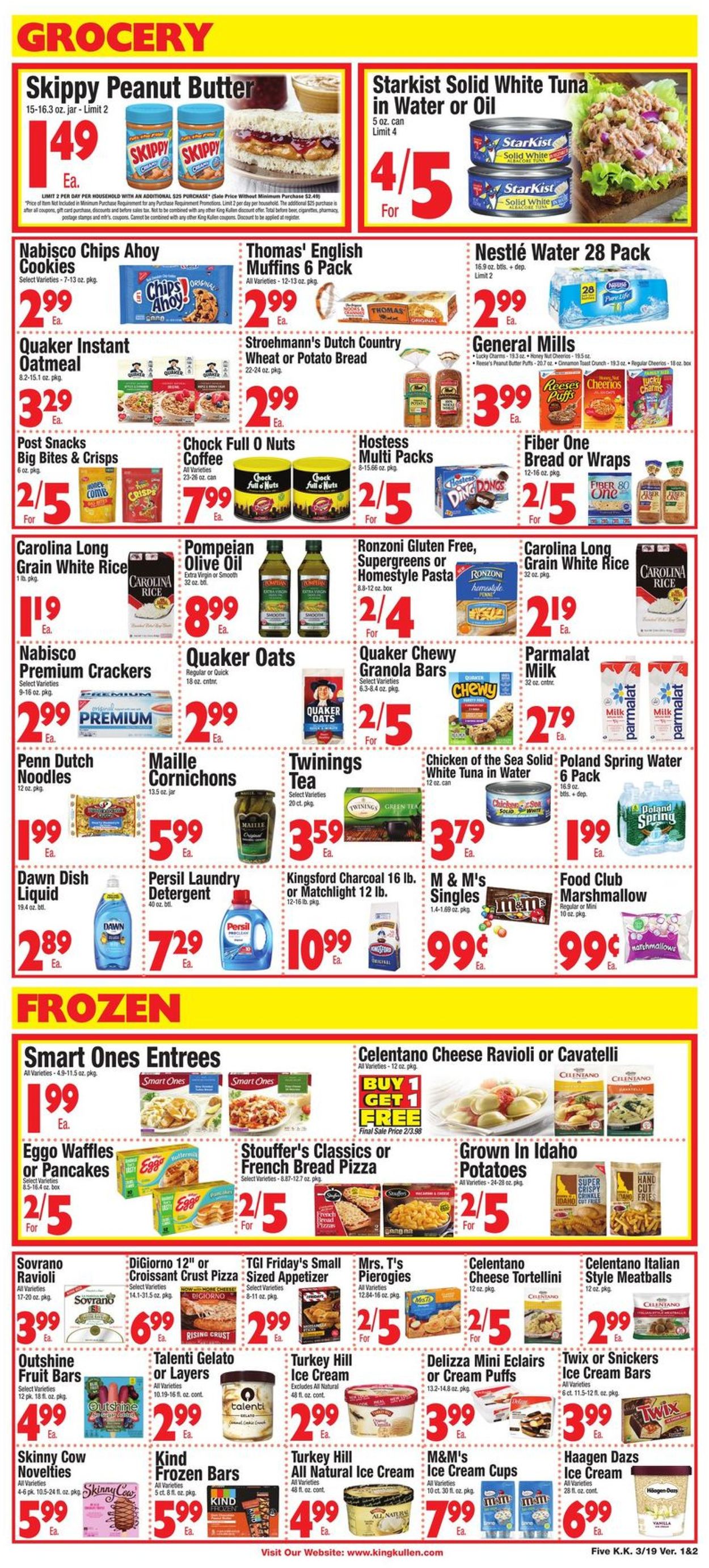 King Kullen Ad from 03/19/2021