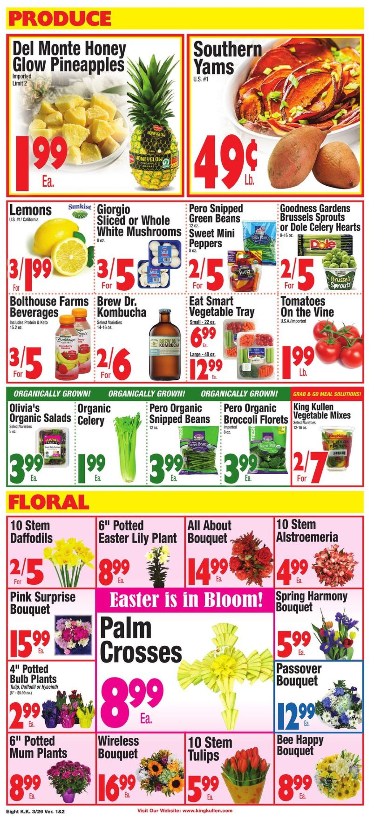 King Kullen Ad from 03/26/2021