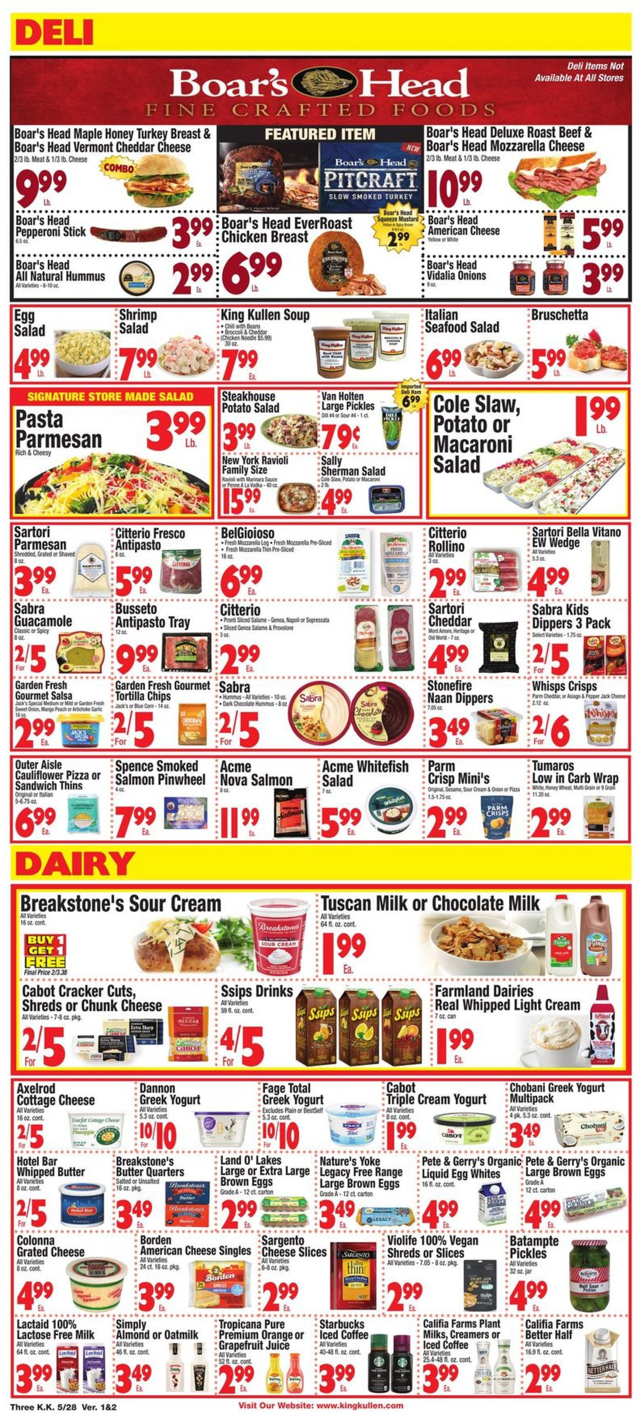 King Kullen Ad from 05/28/2021
