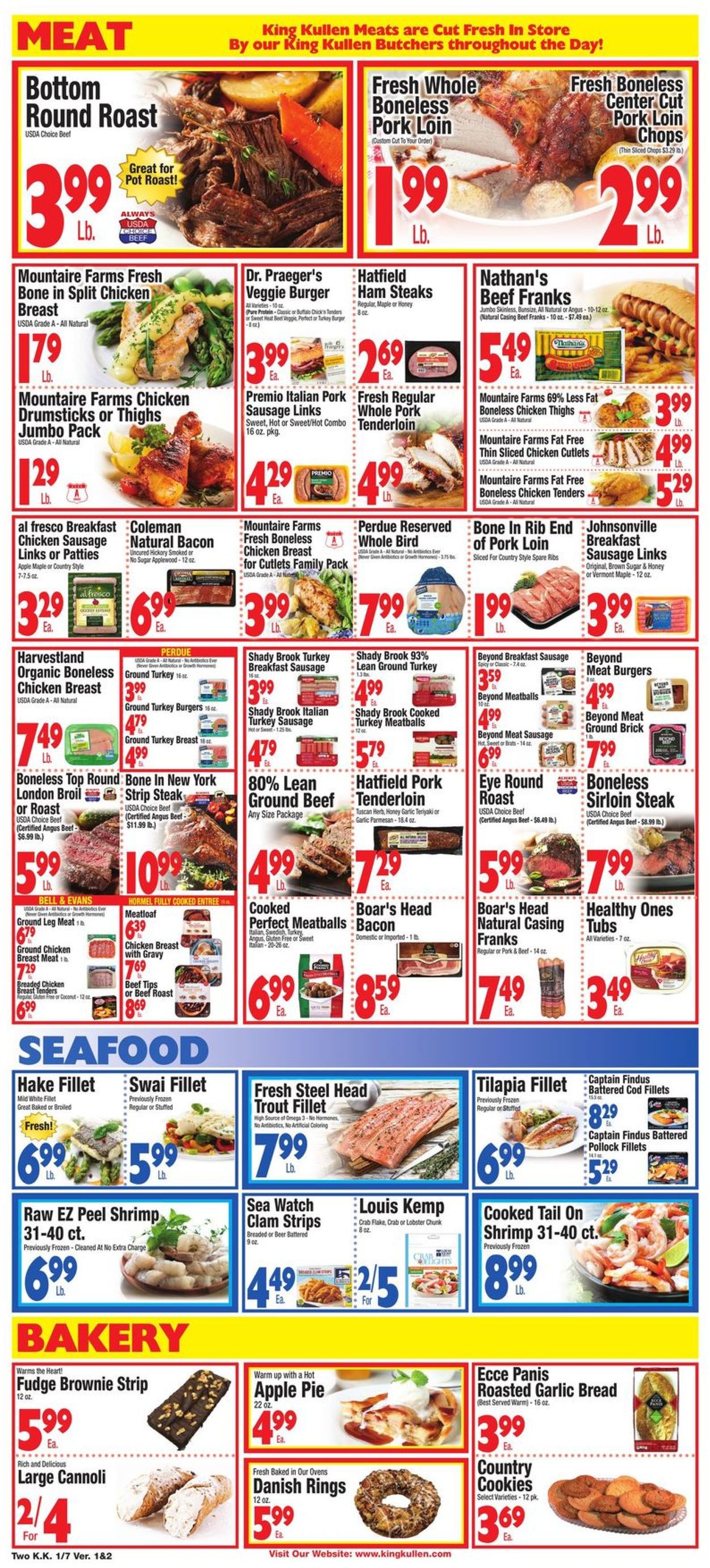 King Kullen Ad from 01/07/2022