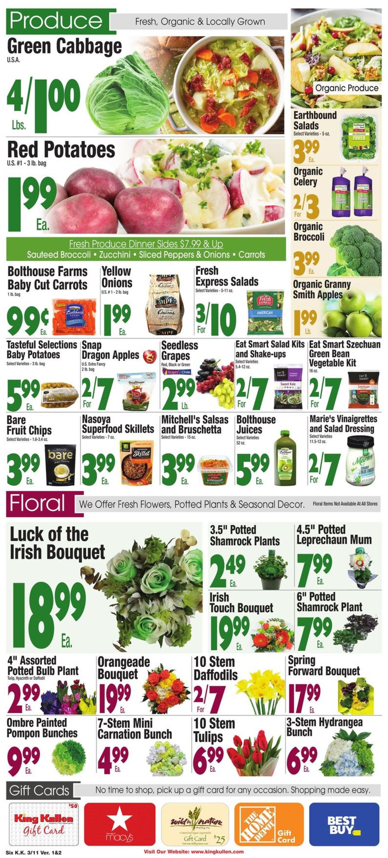 King Kullen Ad from 03/11/2022