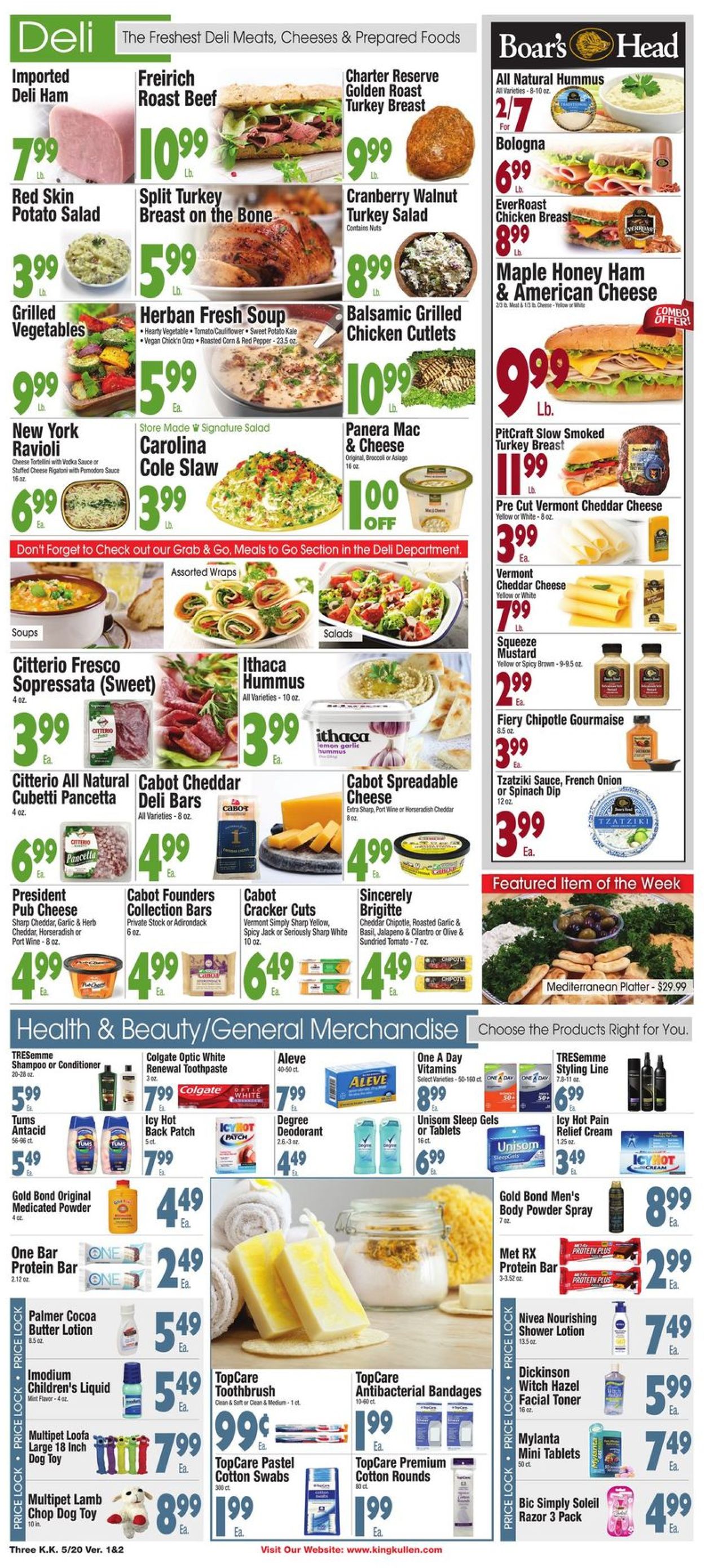 King Kullen Ad from 05/20/2022