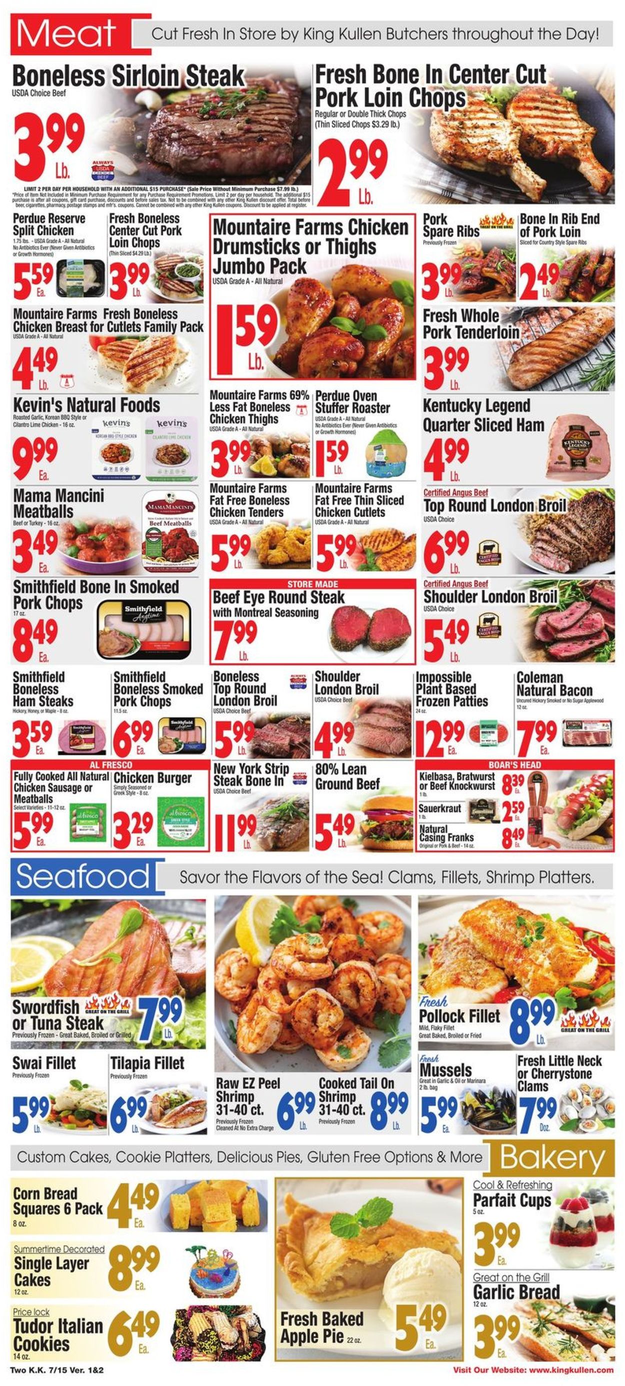 King Kullen Ad from 07/15/2022