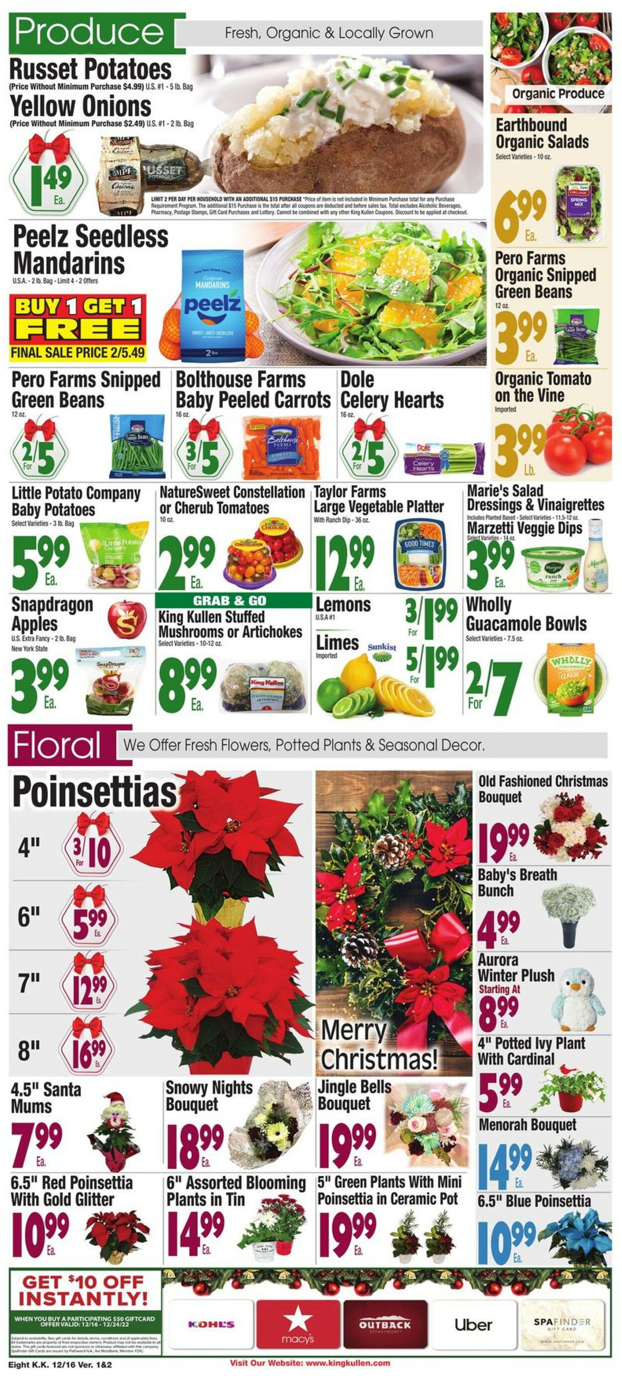 King Kullen Ad from 12/16/2022