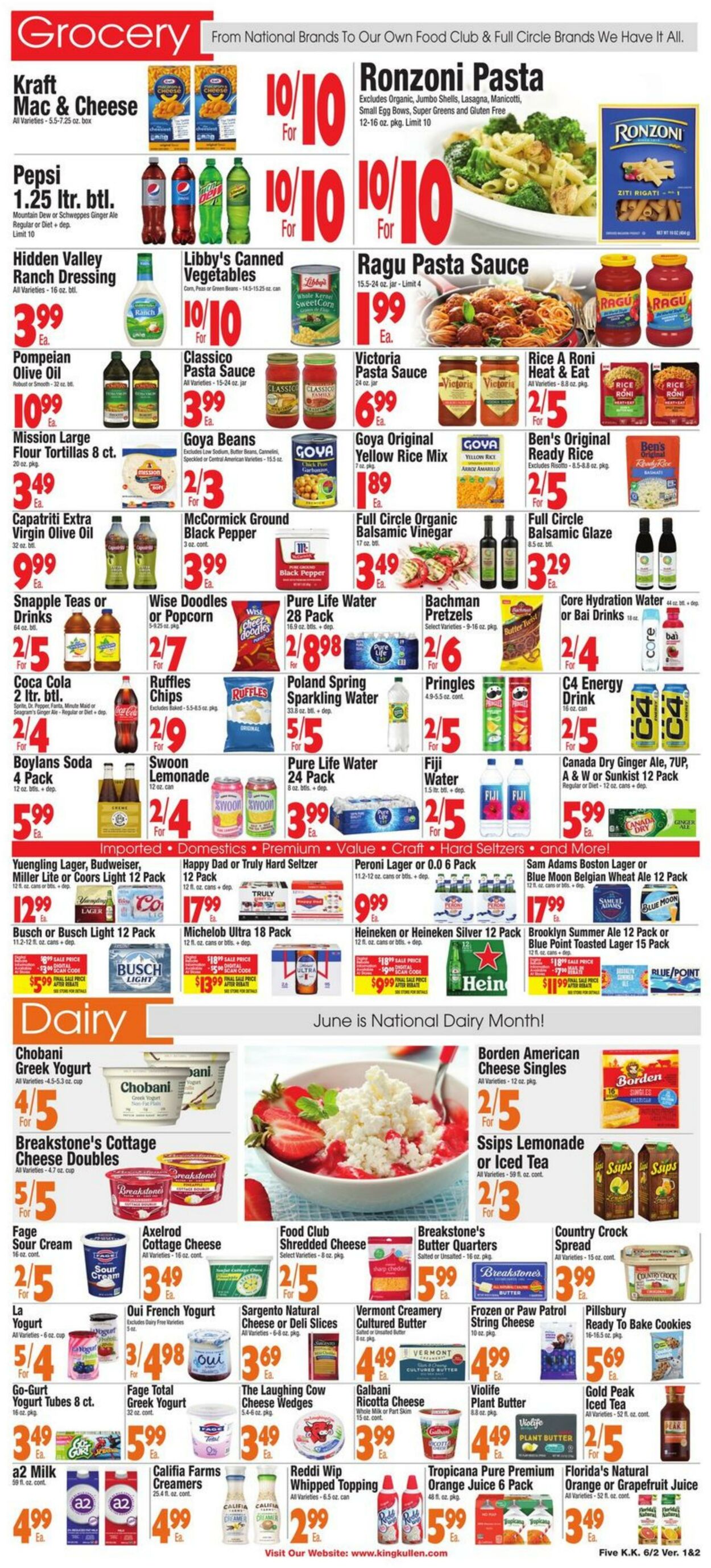 King Kullen Ad from 06/02/2023