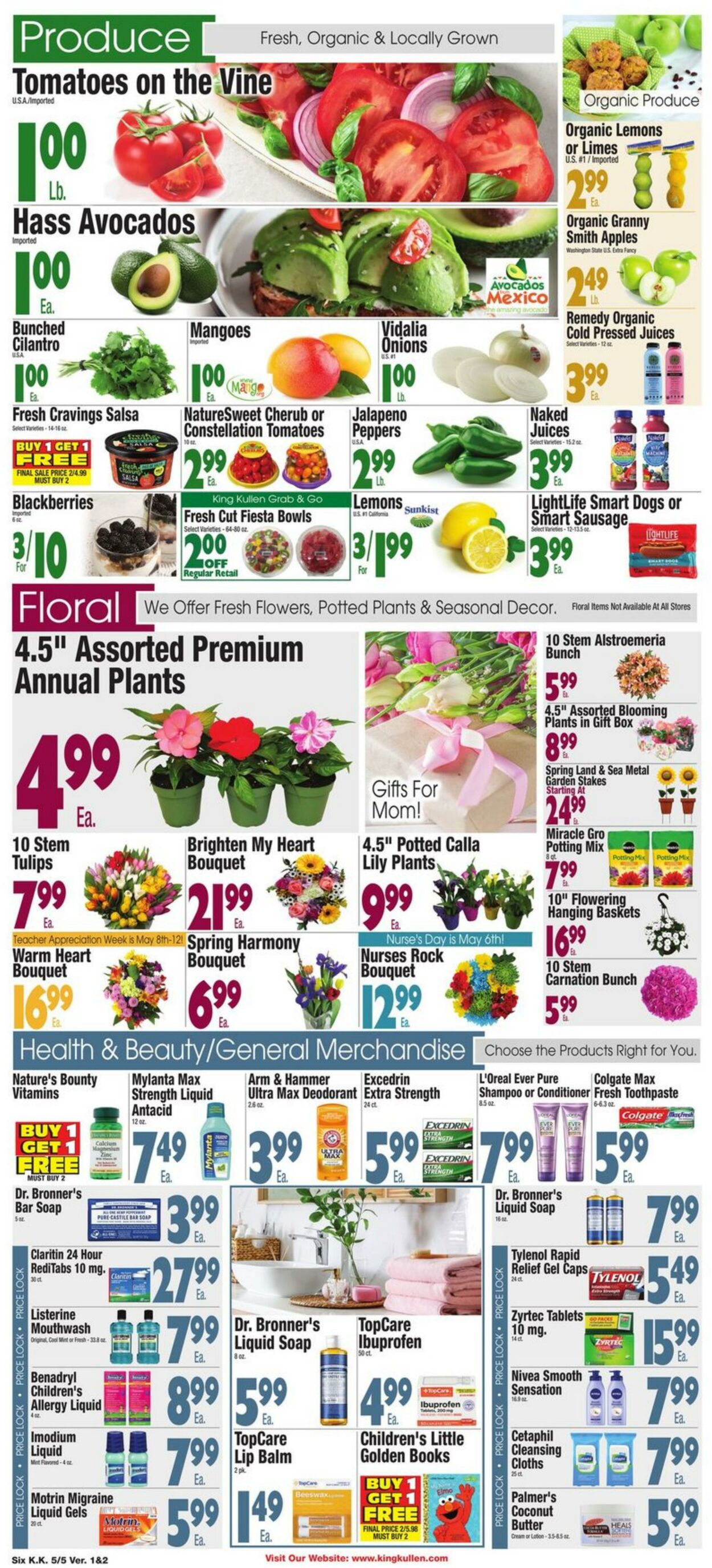 King Kullen Ad from 05/05/2023