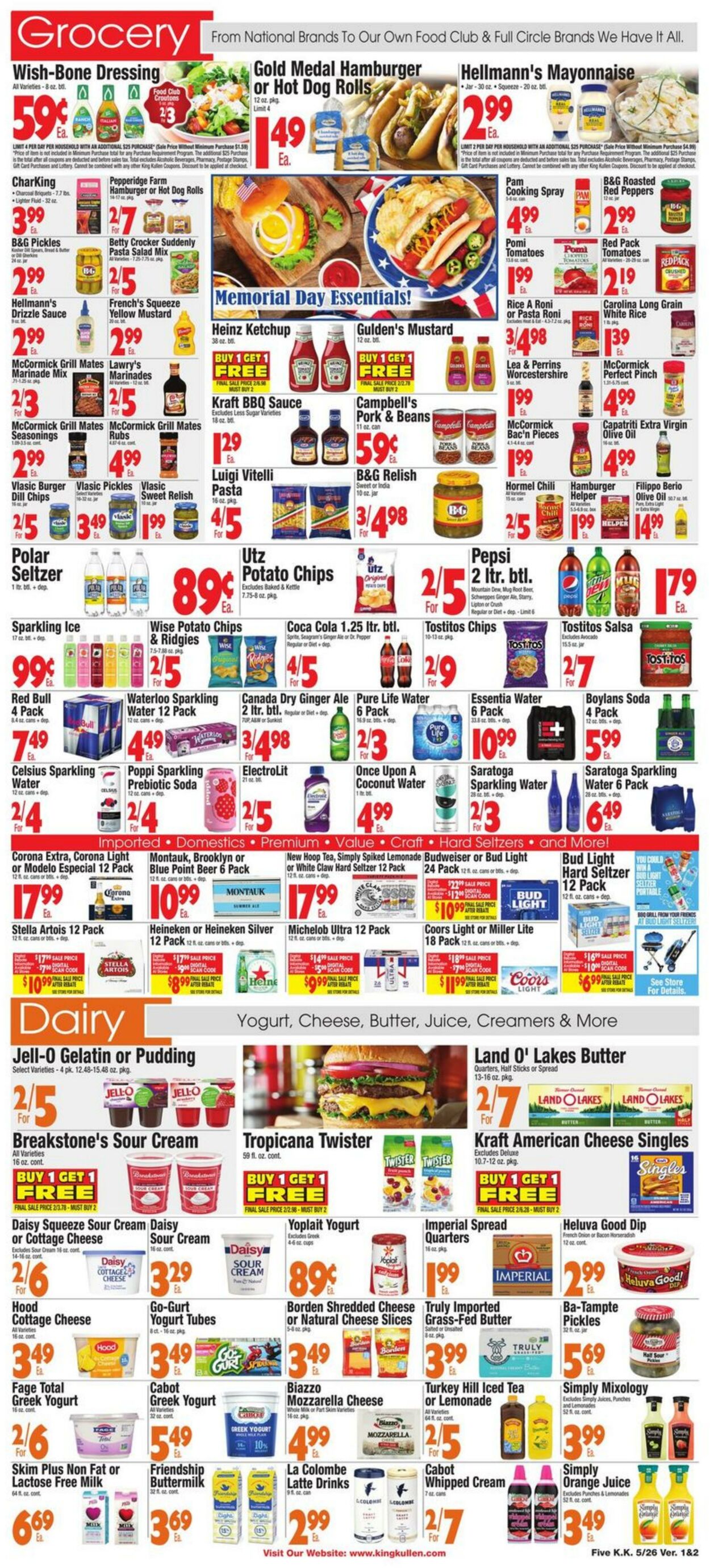 King Kullen Ad from 05/26/2023