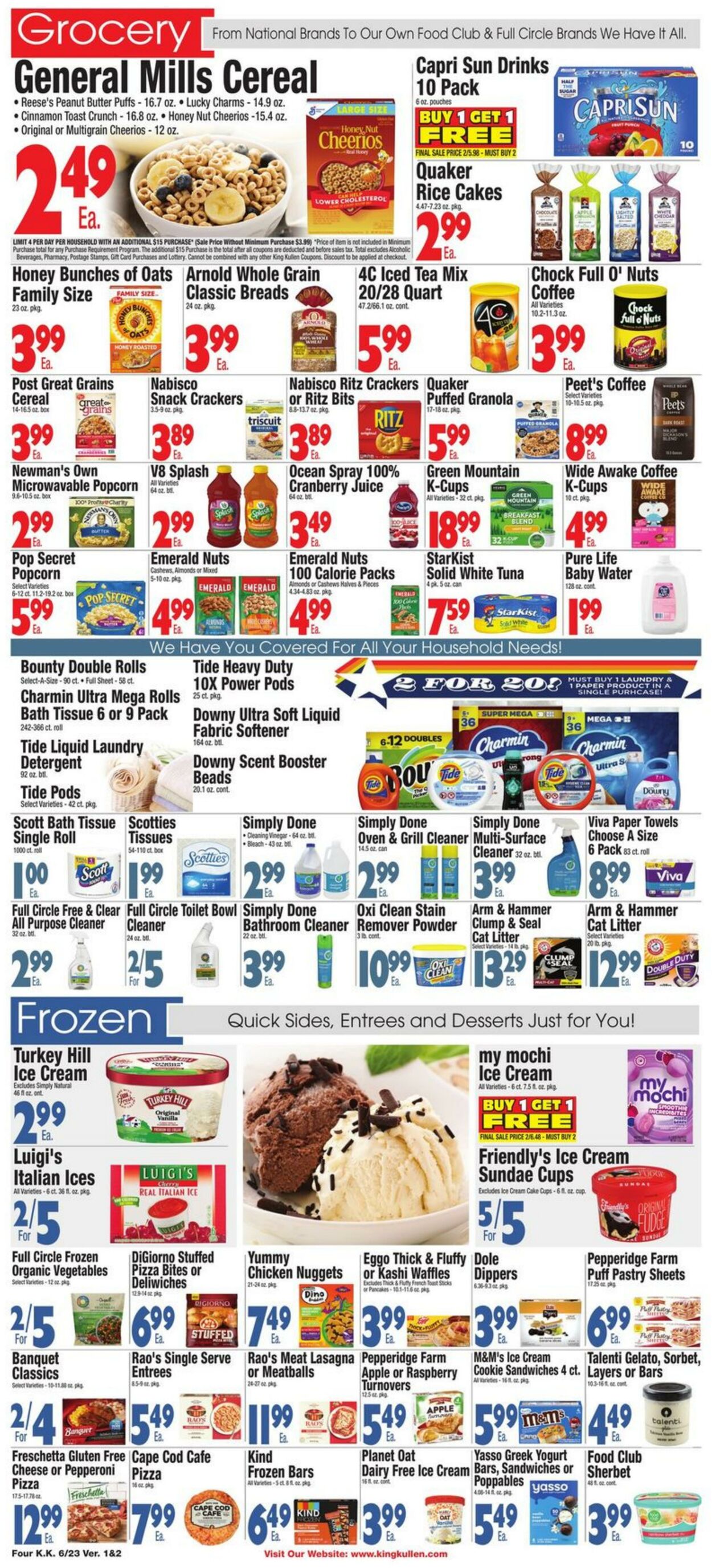 King Kullen Ad from 06/23/2023