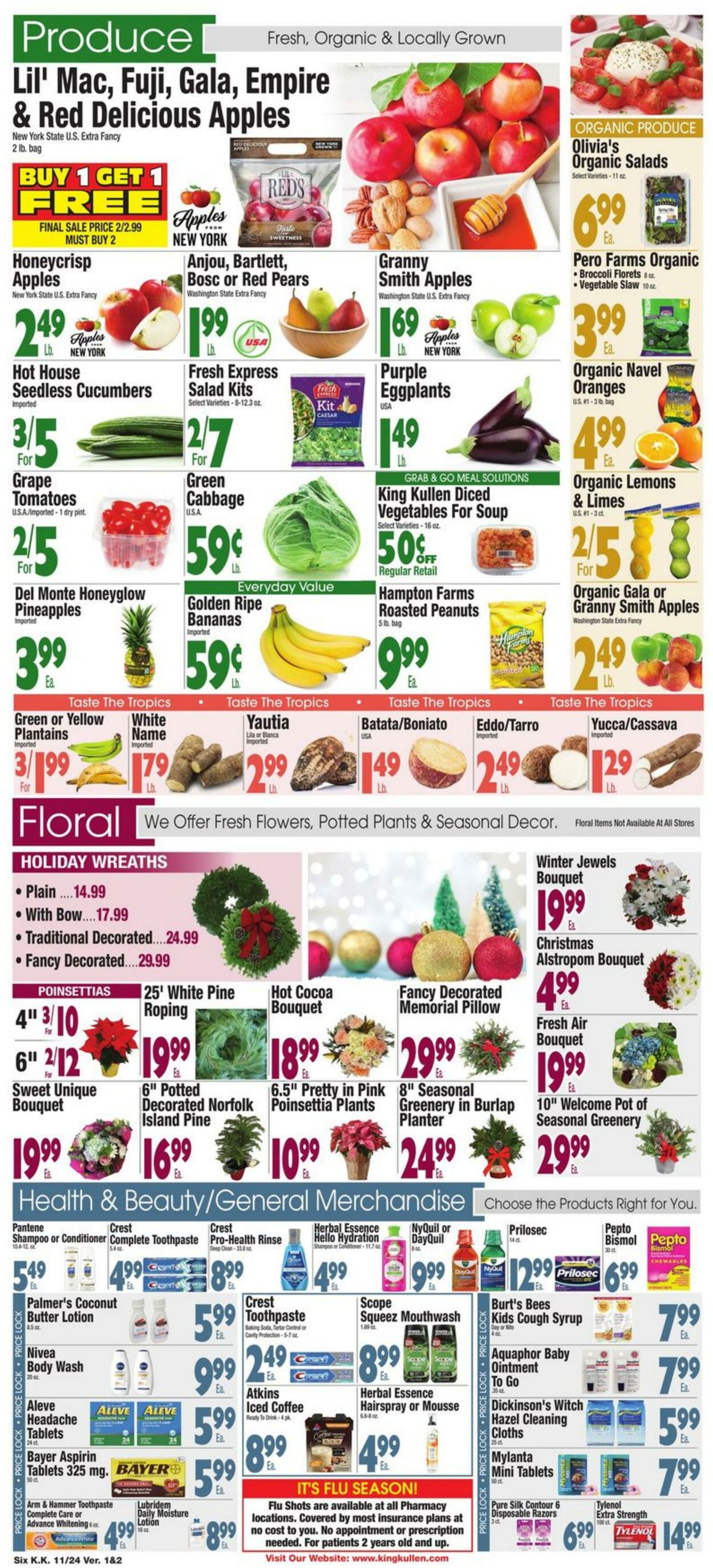 King Kullen Ad from 11/24/2023