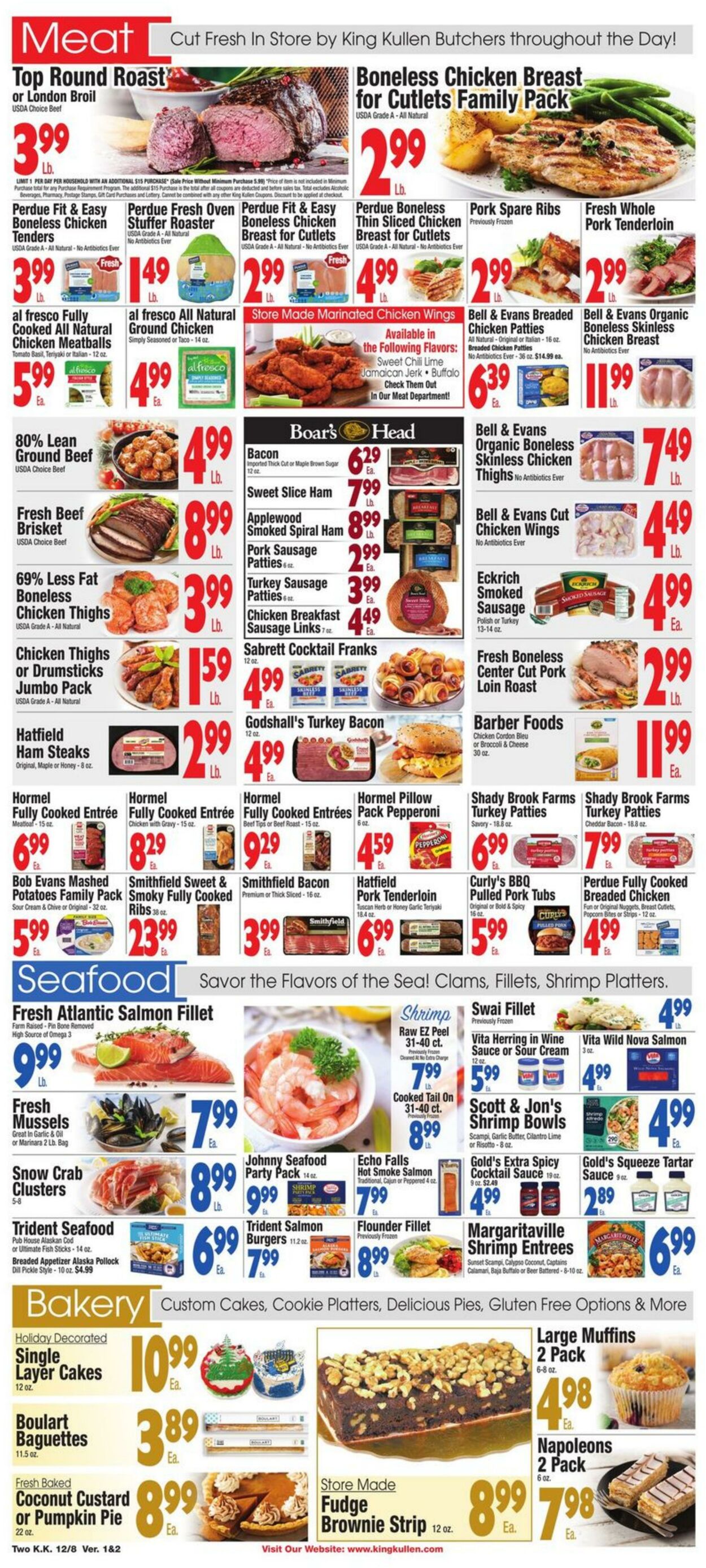 King Kullen Ad from 12/08/2023