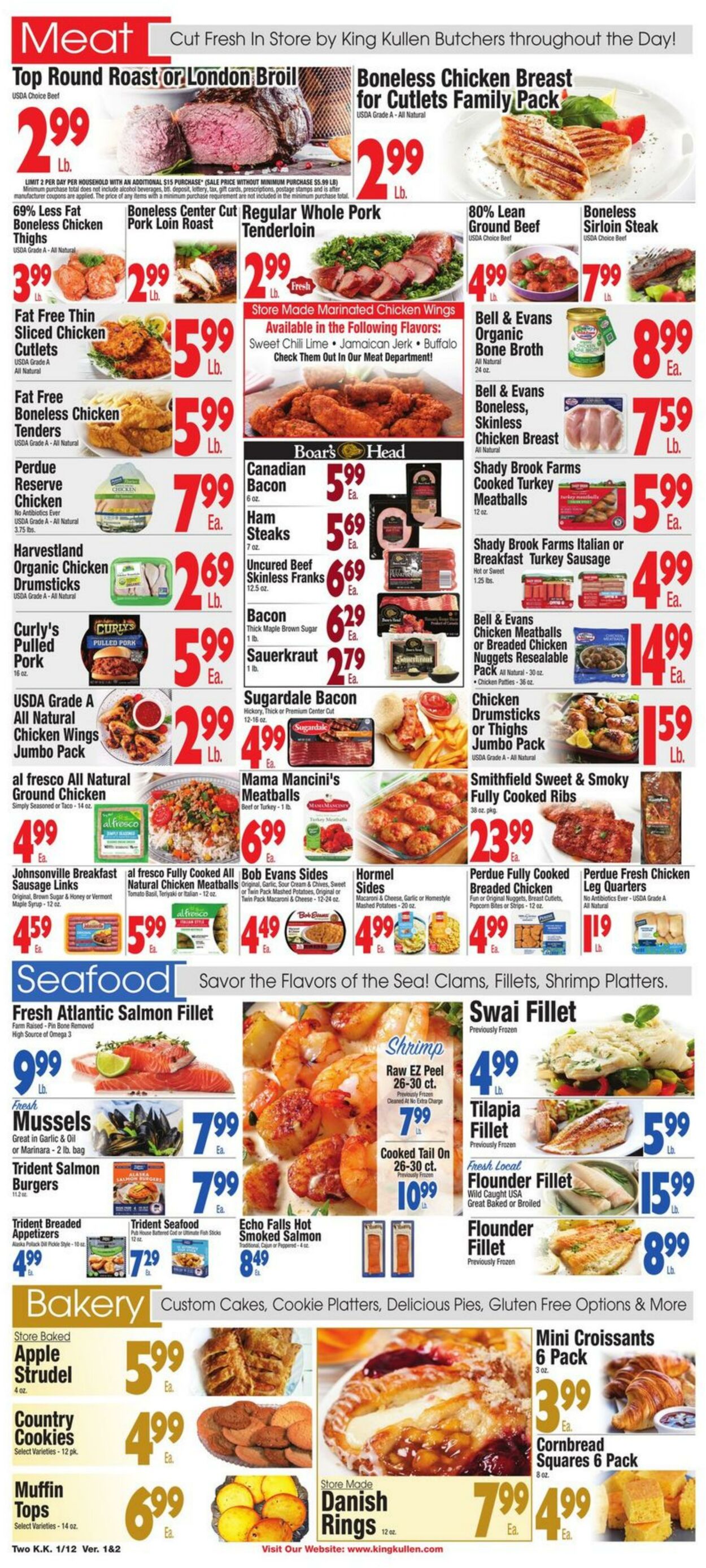 King Kullen Ad from 01/12/2024