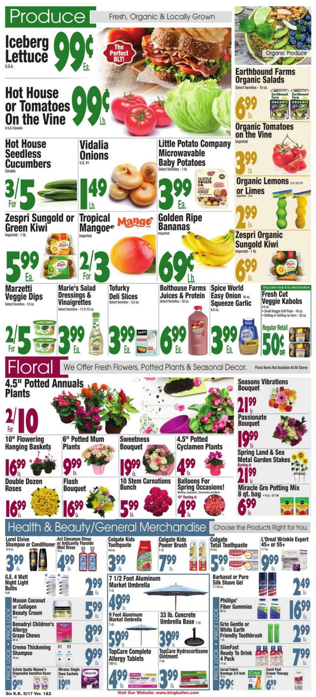 King Kullen Ad from 05/17/2024