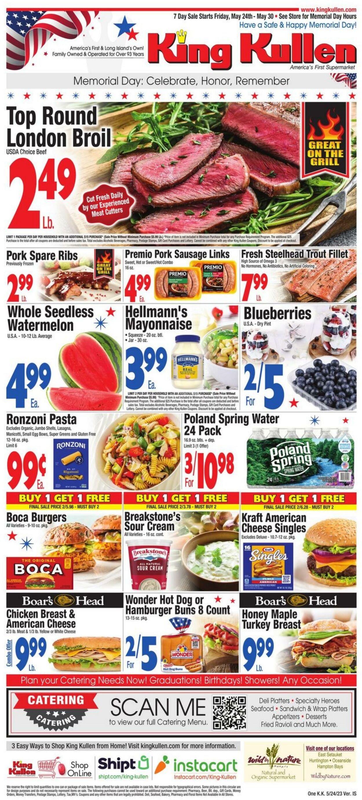 King Kullen Ad from 05/24/2024
