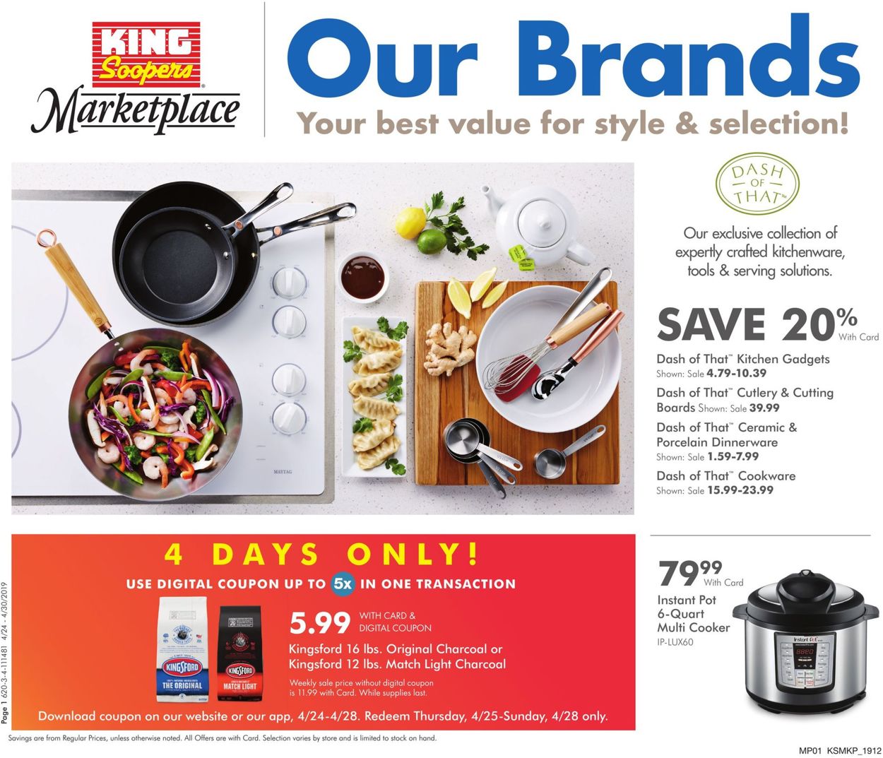 King Soopers Ad from 04/24/2019