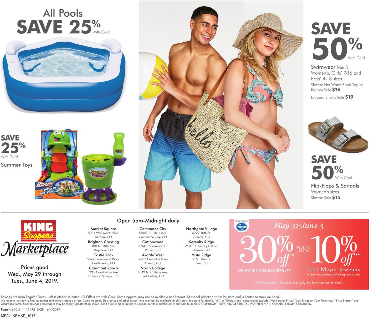 King Soopers Ad from 05/29/2019