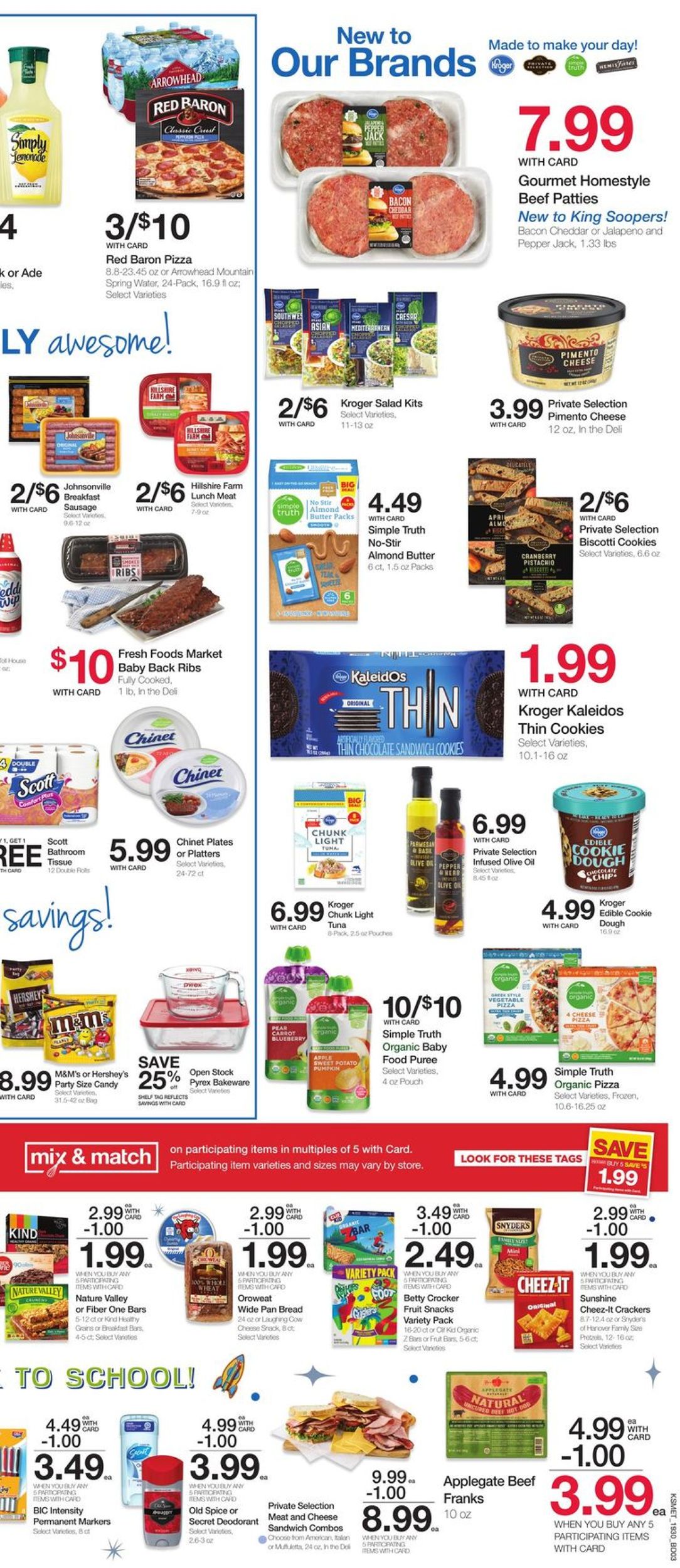 King Soopers Ad from 08/28/2019