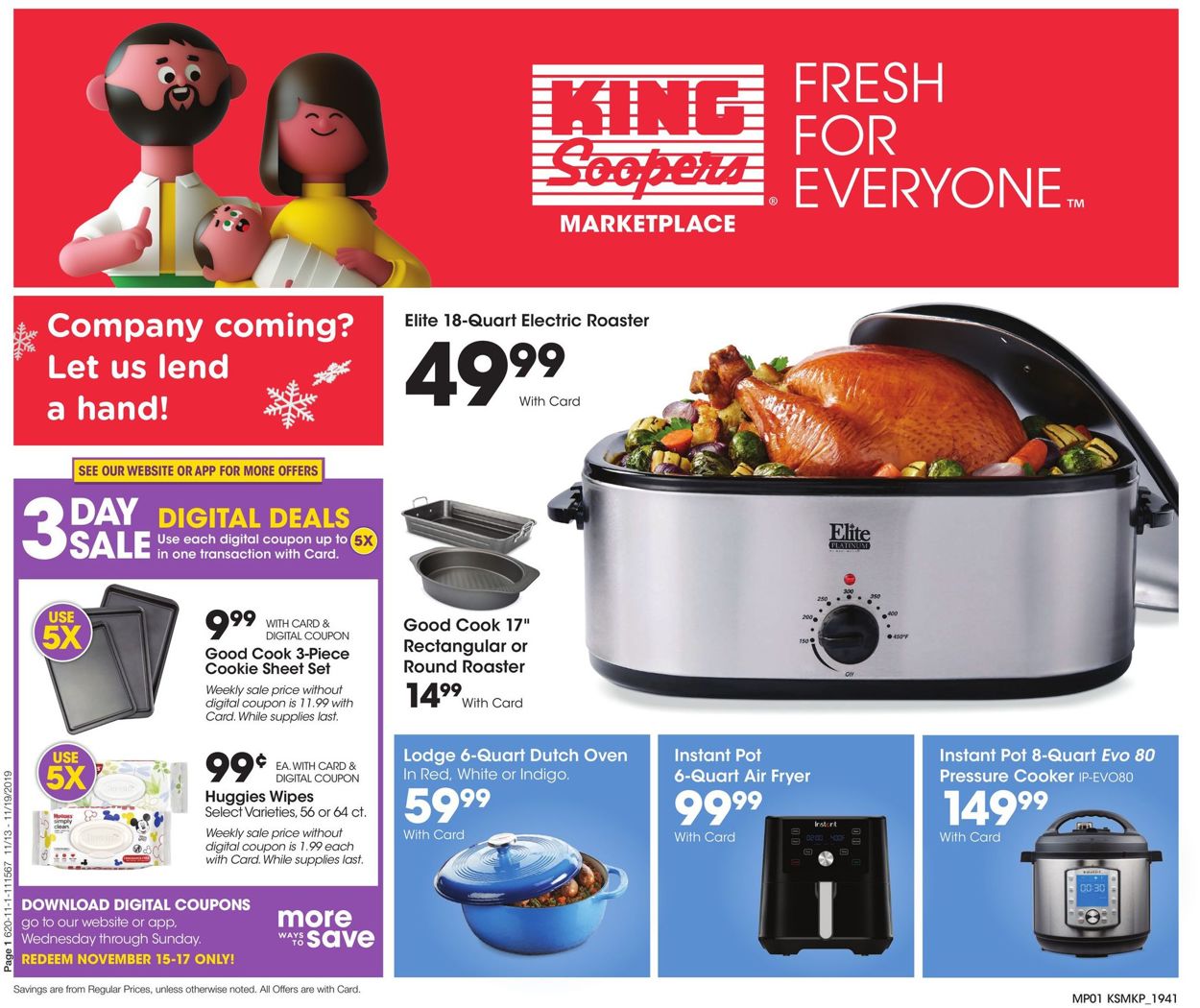 King Soopers Ad from 11/13/2019