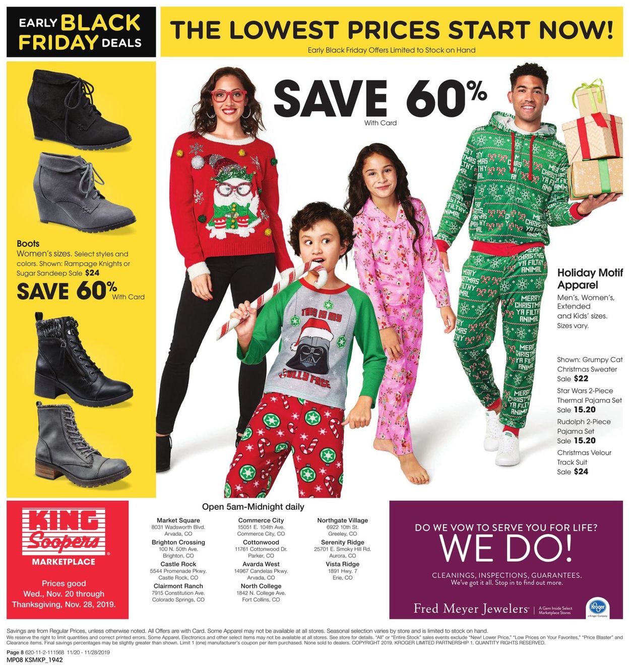 King Soopers Ad from 11/20/2019