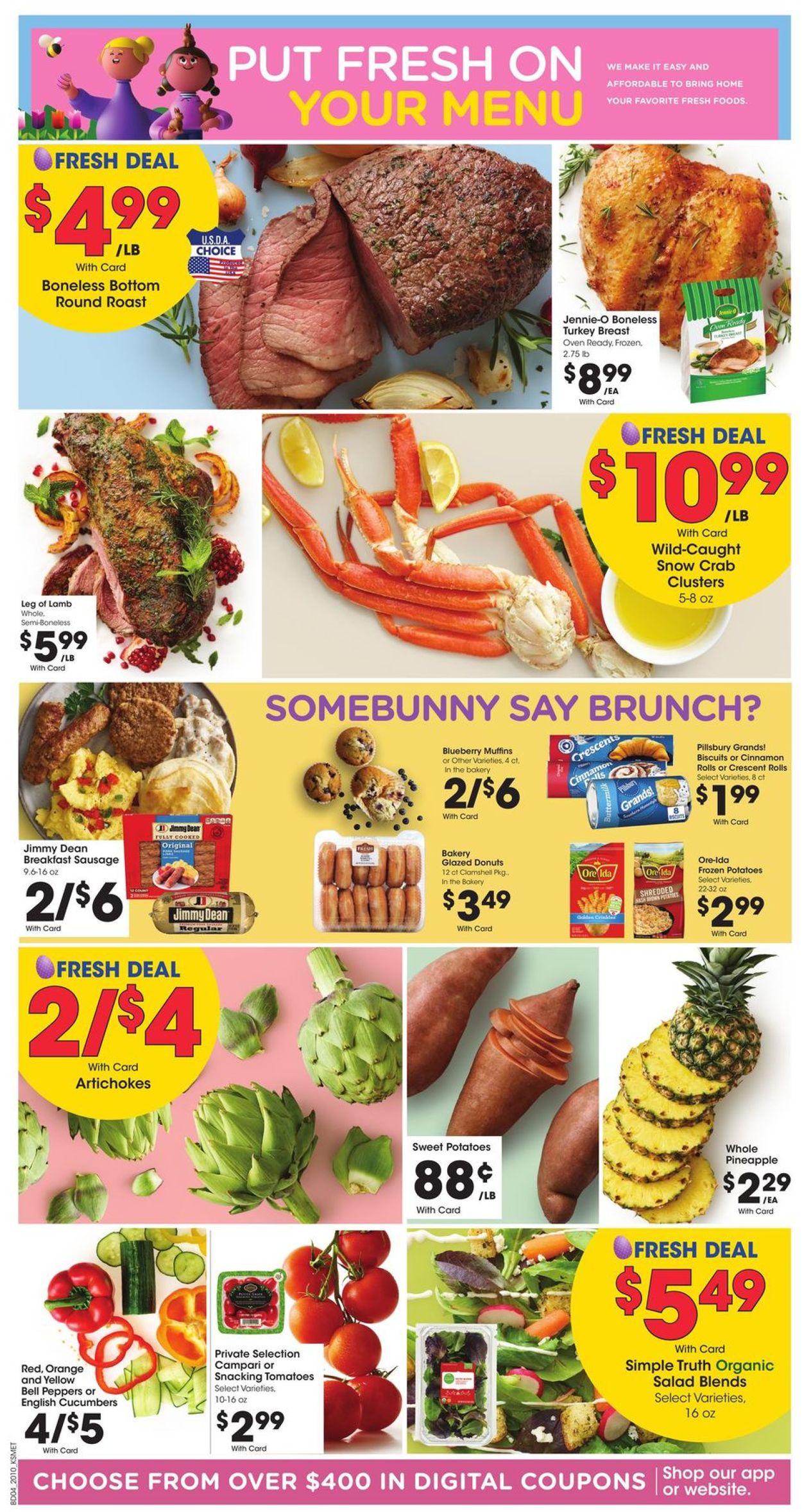 King Soopers Ad from 04/08/2020
