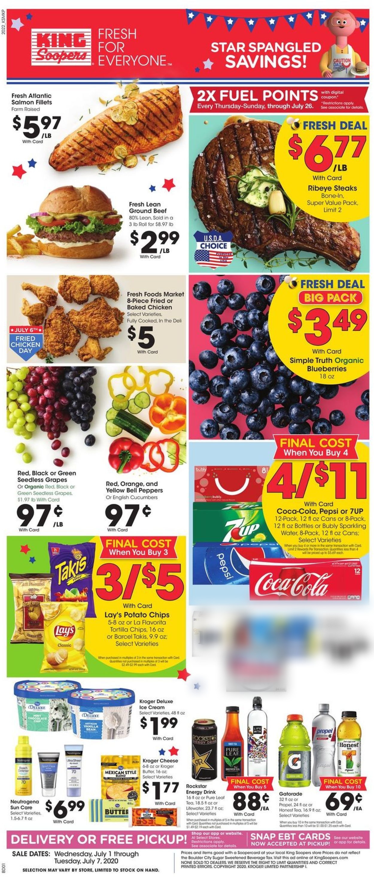 King Soopers Ad from 07/01/2020
