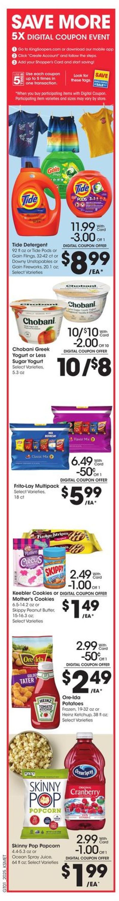 King Soopers Ad from 07/22/2020