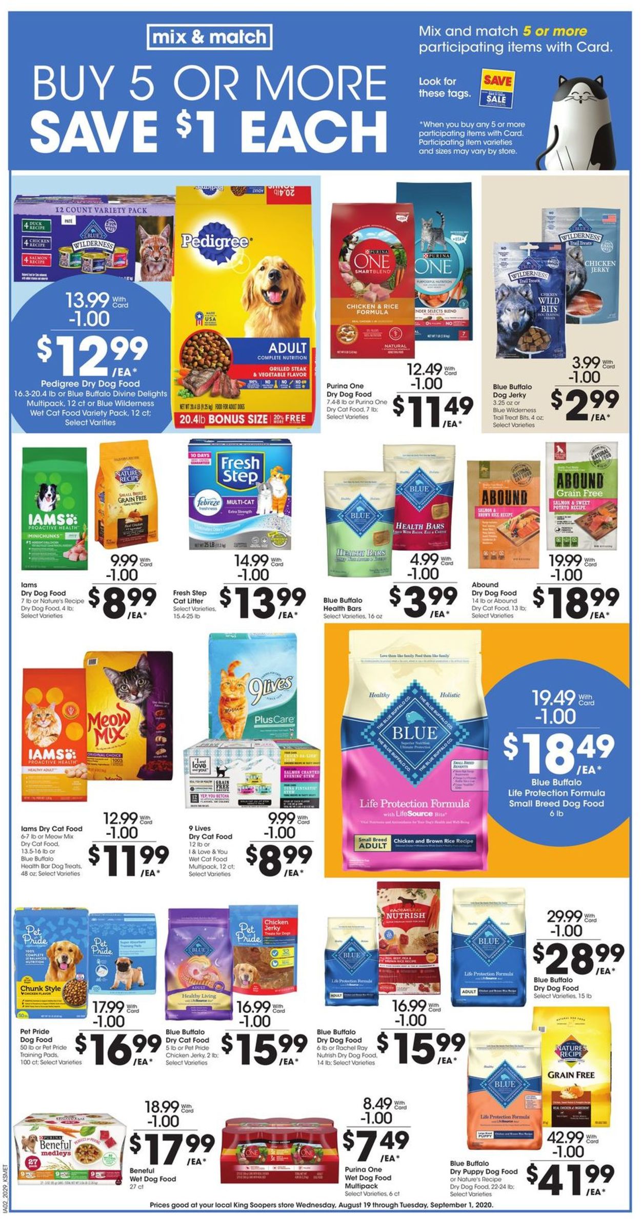 King Soopers Ad from 08/26/2020