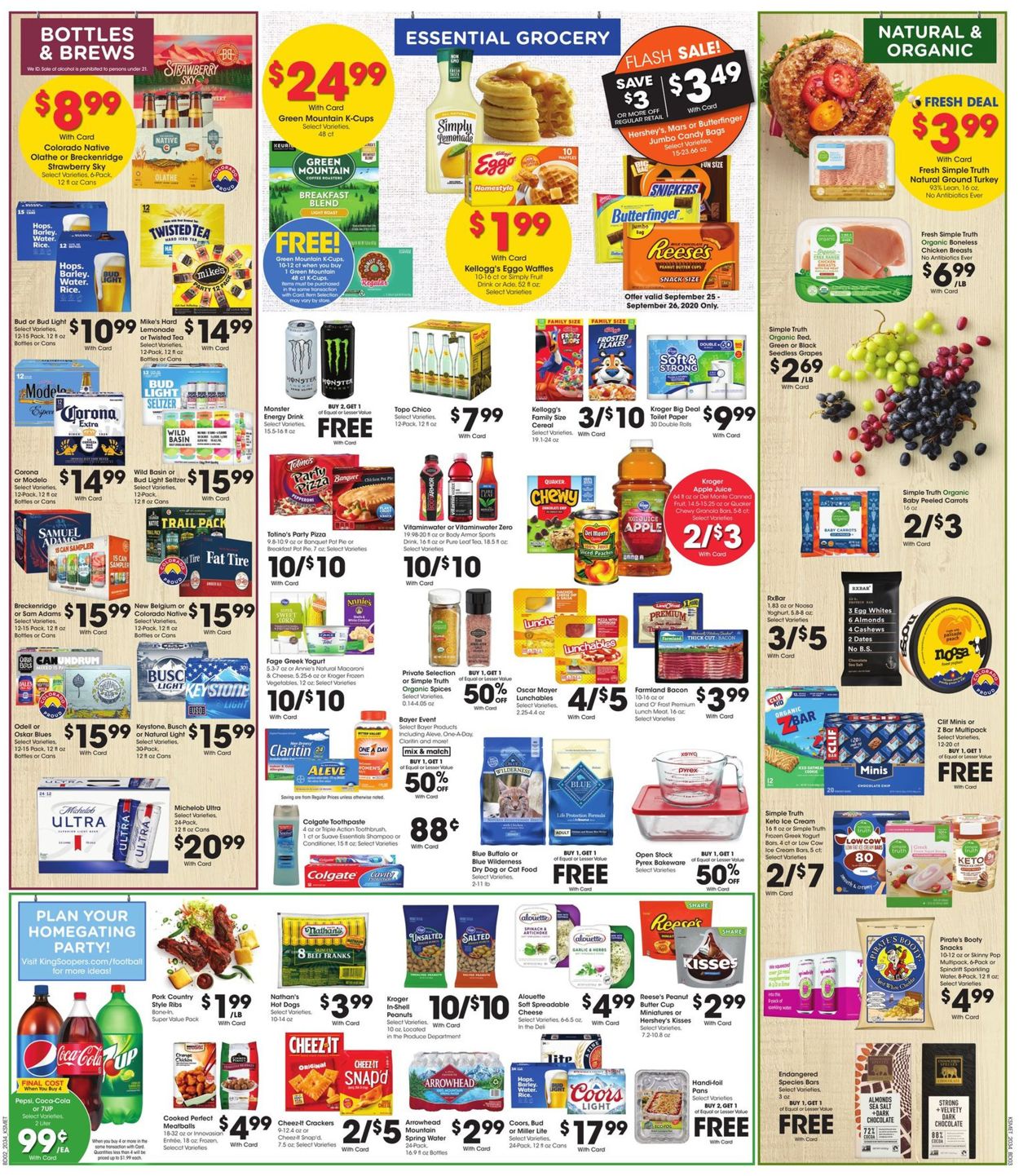 King Soopers Ad from 09/23/2020