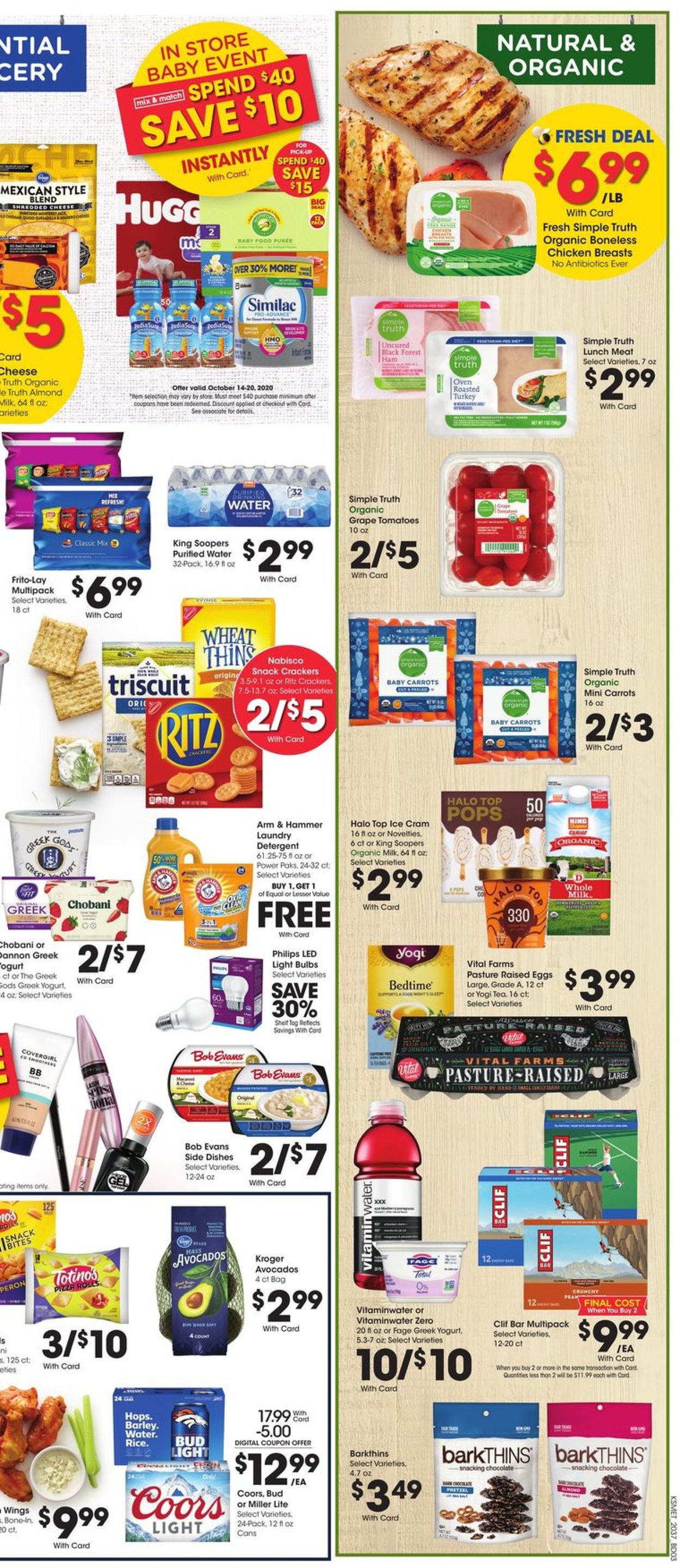 King Soopers Ad from 10/14/2020
